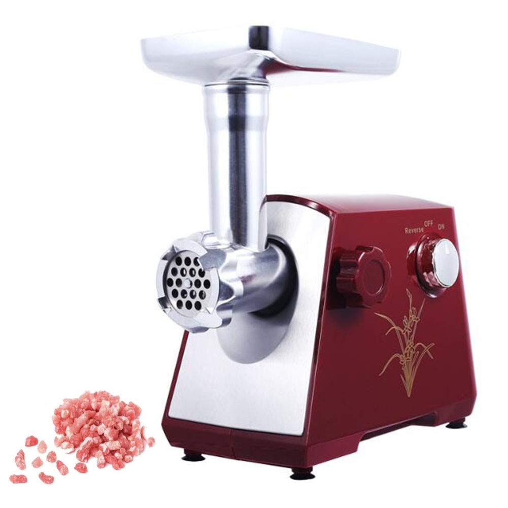 CTEGOOD 800W Electric Meat Grinder for Home Use - Stainless Steel Sausage Maker with 3 Grinding Plates - Perfect for Kitchen, BBQ & Meal Prep (EU Plug)