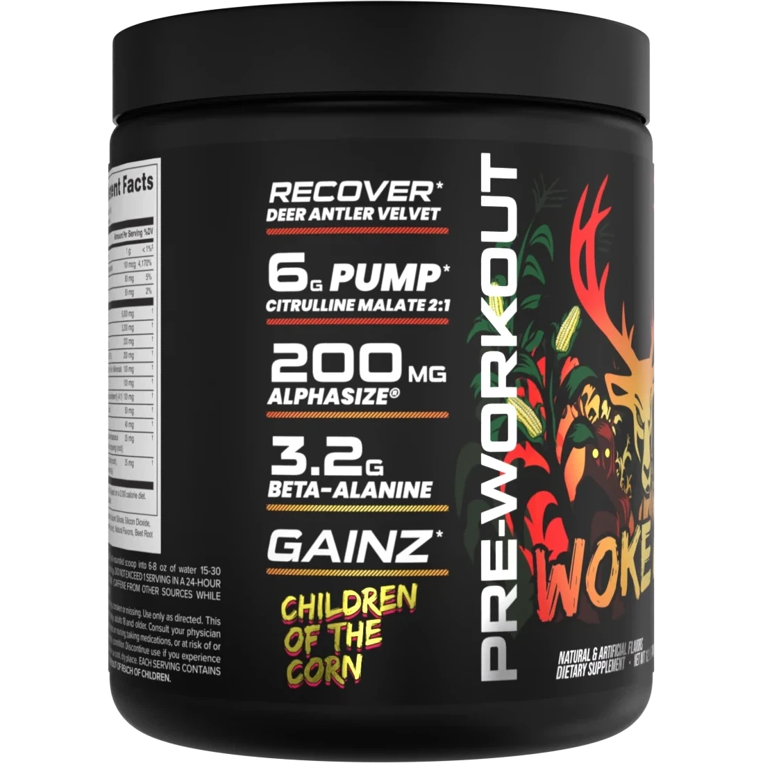 Bucked Up WOKE AF Pre-Workout Supplement - Energy & Focus Booster for Gym, Fitness & Bodybuilding | Ideal for Pre-Workout, Weight Training & Athletic Performance