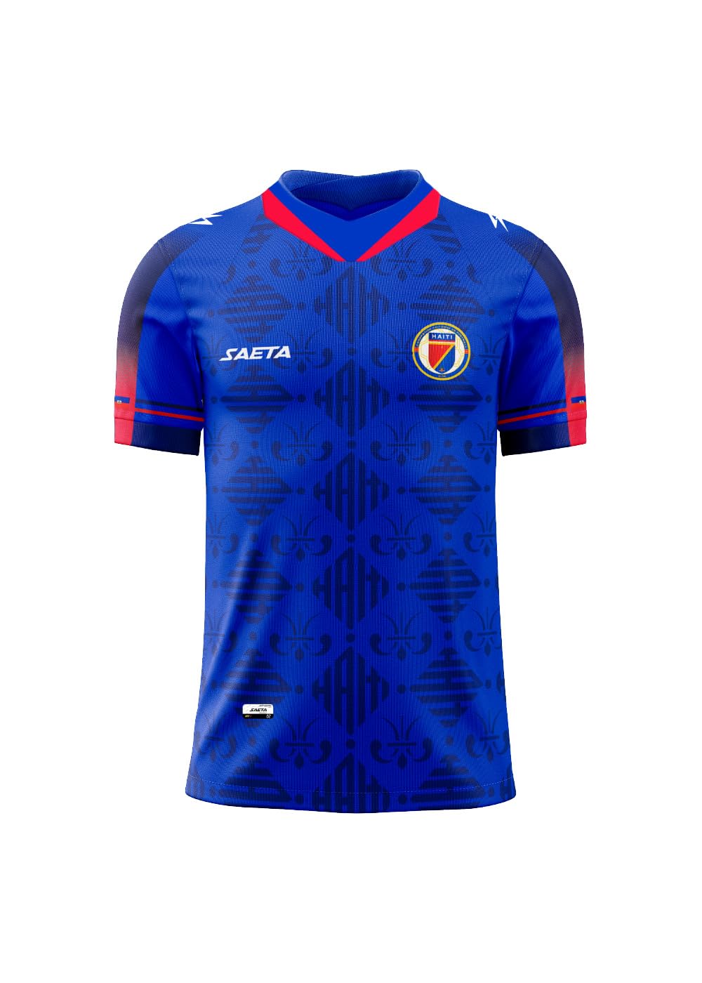SAETA Men's Haiti National Team Home Jersey - Authentic Fan Soccer Shirt for World Cup & Match Days | Lightweight & Breathable for Comfortable Wear