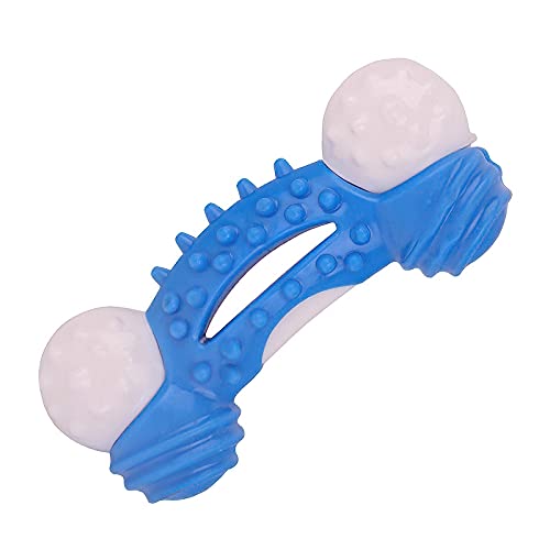 2 PCS BG-W168 TPR Teeth Cleaning Chew Toys for Dogs - Barbed Ring Pet Dental Chew Toys for Puppies & Adult Dogs - Promotes Healthy Teeth & Gums, Reduces Plaque & Tartar - Perfect for Aggressive Chewers, Boredom Relief & Training Rewards