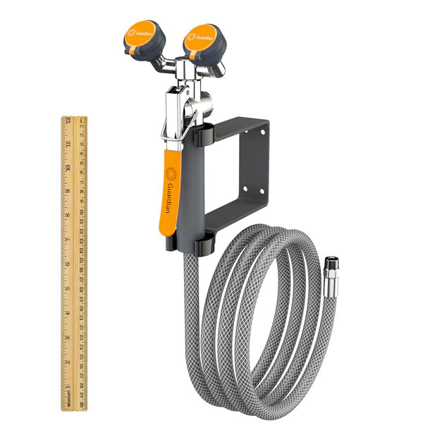 Guardian G5026 Wall Mounted Dual Head Emergency Eyewash & Drench Hose Station - OSHA Compliant Safety Equipment for Labs & Industrial Use