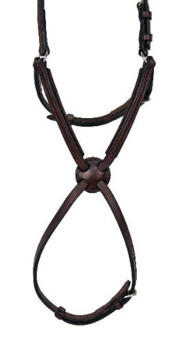 Nunn Finer Padded Figure 8 Noseband for Horses - Interchangeable Button Pieces - Comfortable & Adjustable Bridle Accessory for English Riding, Dressage & Show Jumping