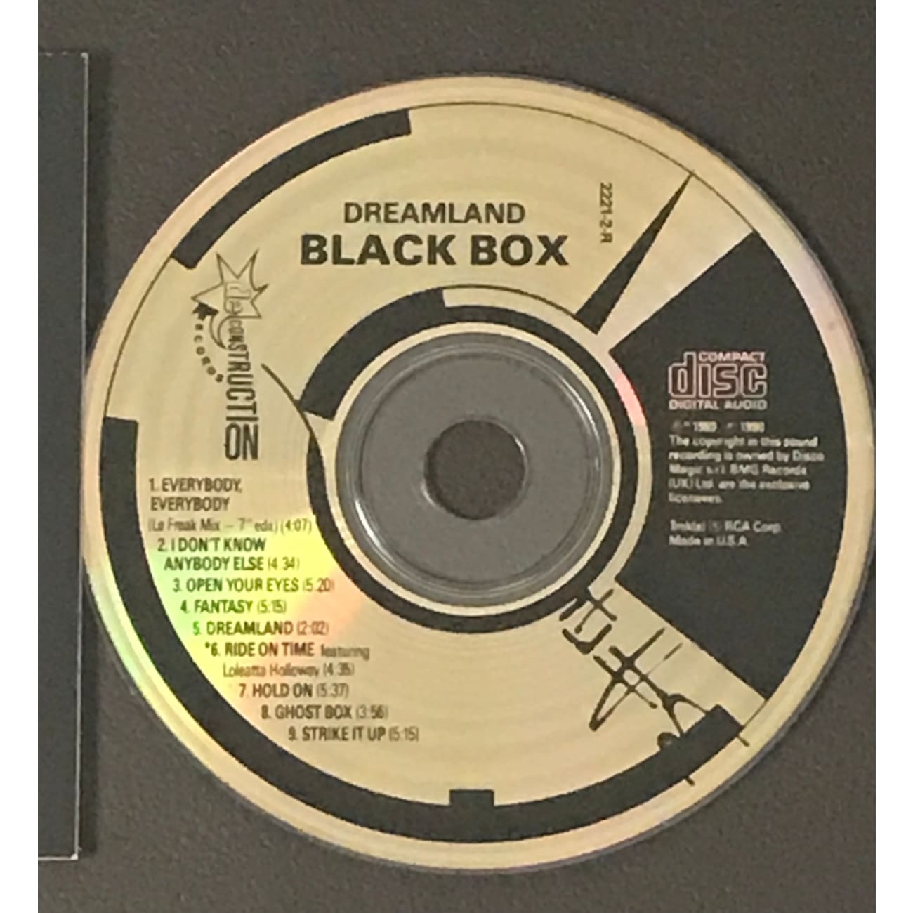 Black Box Dreamland RIAA Gold Album Award - Certified Music Achievement Plaque for Display & Collectors | Perfect for Music Studios, Offices & Fan Collections