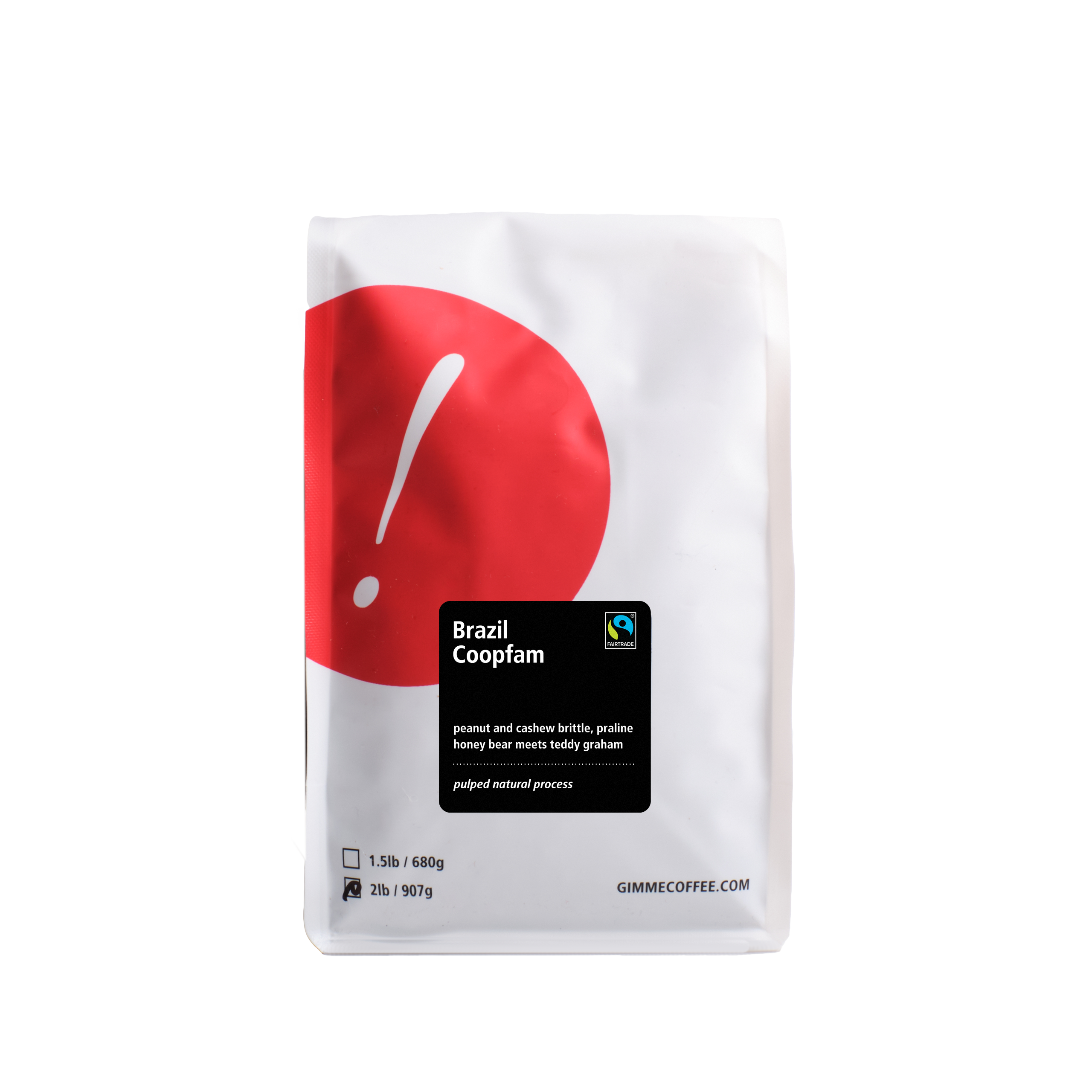 Premium Brazilian Coopfam Specialty Coffee Beans - Organic, Fair Trade, Single Origin for Espresso, French Press & Cold Brew at Home or Office