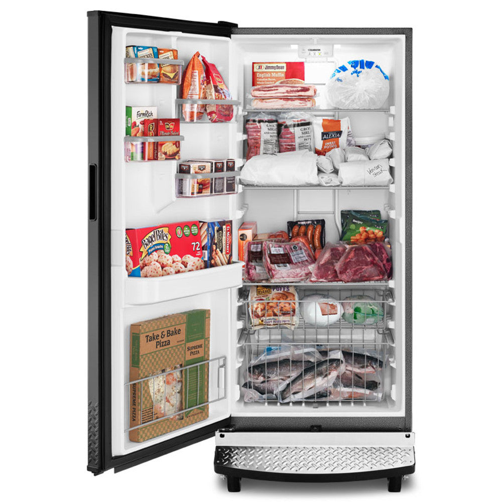 Gladiator 17.8 Cu. Ft. Garage Ready Upright Freezer - Energy Efficient, Frost-Free Deep Freezer for Home, Garage & Basement Storage - GAFZ30FDGB - Perfect for Bulk Food Storage & Meal Prep