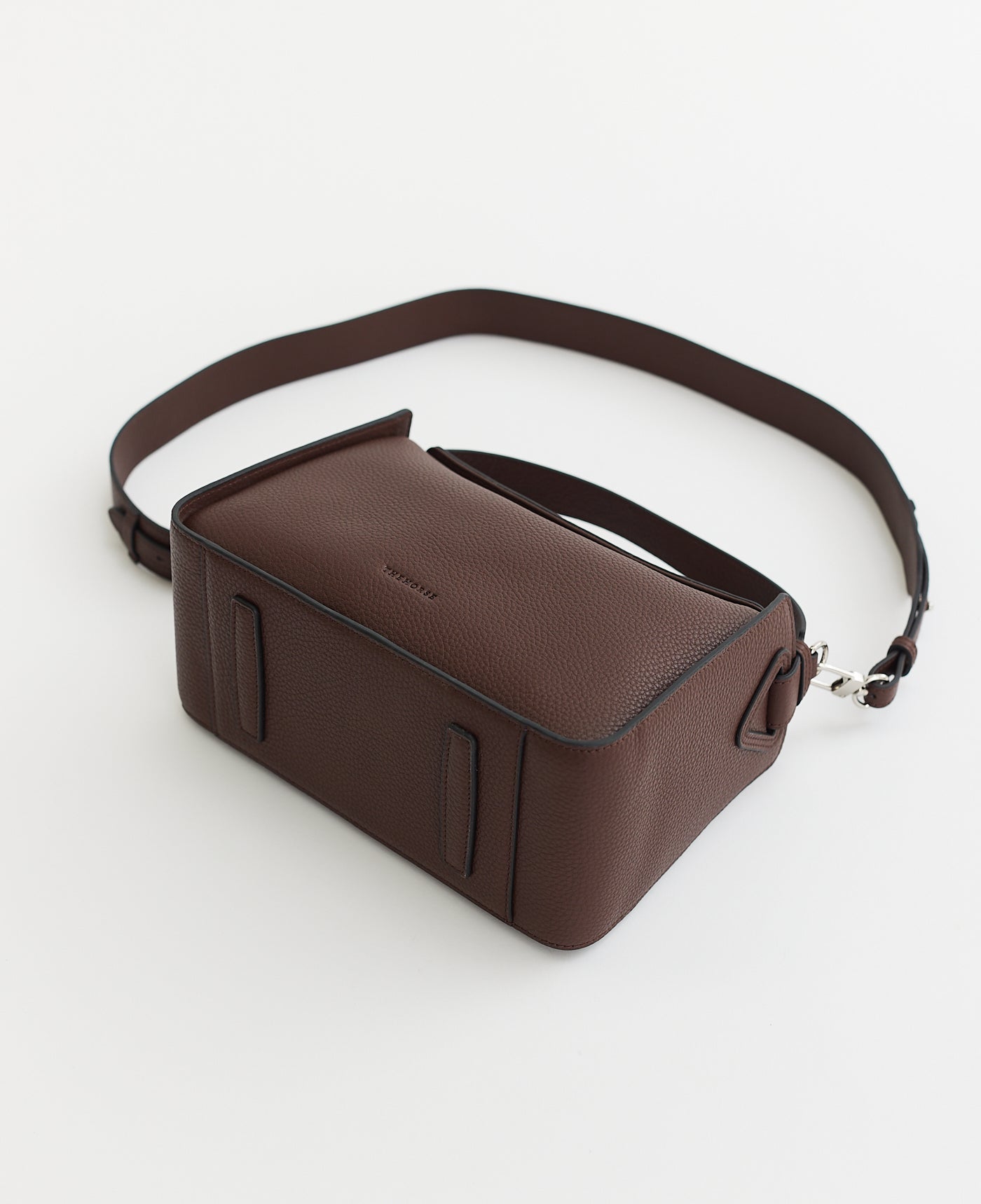 Clementine Bag: Stylish Coffee Pebbled Leather Crossbody Purse for Women | Perfect for Work, Travel & Everyday Use