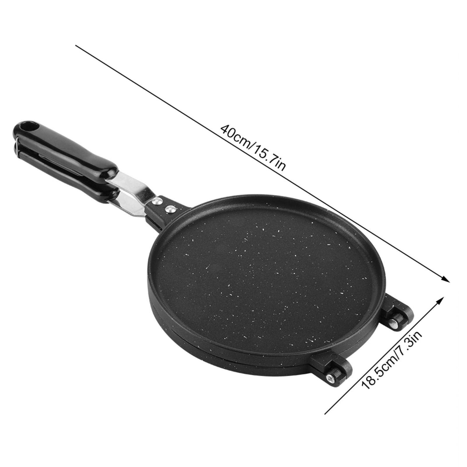 Premium Waffle Cone Maker - Non-Stick Aluminum Ice Cream Cone & Egg Roll Pan - Perfect for Homemade Desserts, Breakfast Pancakes & Omelets - Great for Parties, Ice Cream Shops & Family Cooking