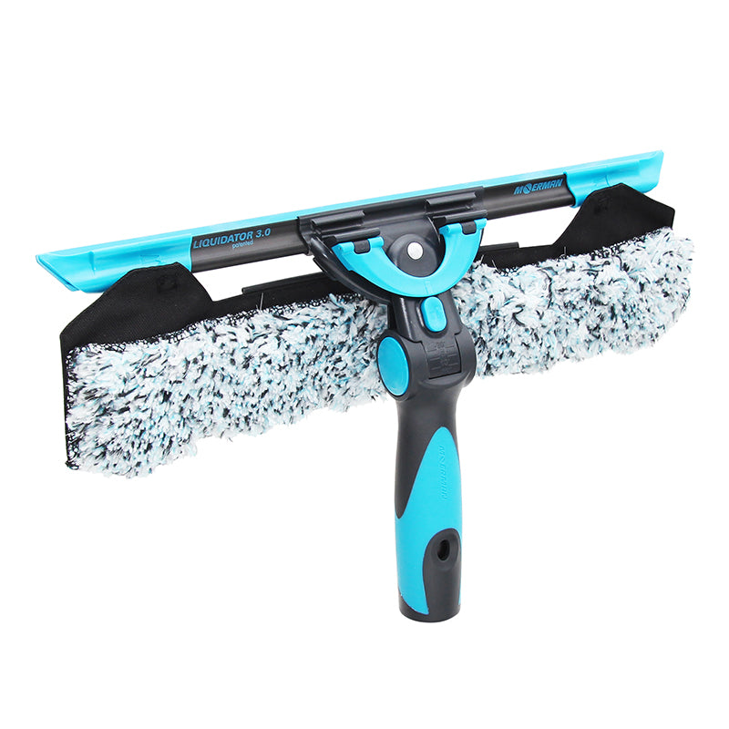 Moerman Fugu F*LIQ Liquidator 3.0 & Excelerator 2.0 Window Cleaning Squeegee Combo Kit - Professional Glass Cleaning Tools for Home, Office, and Commercial Use