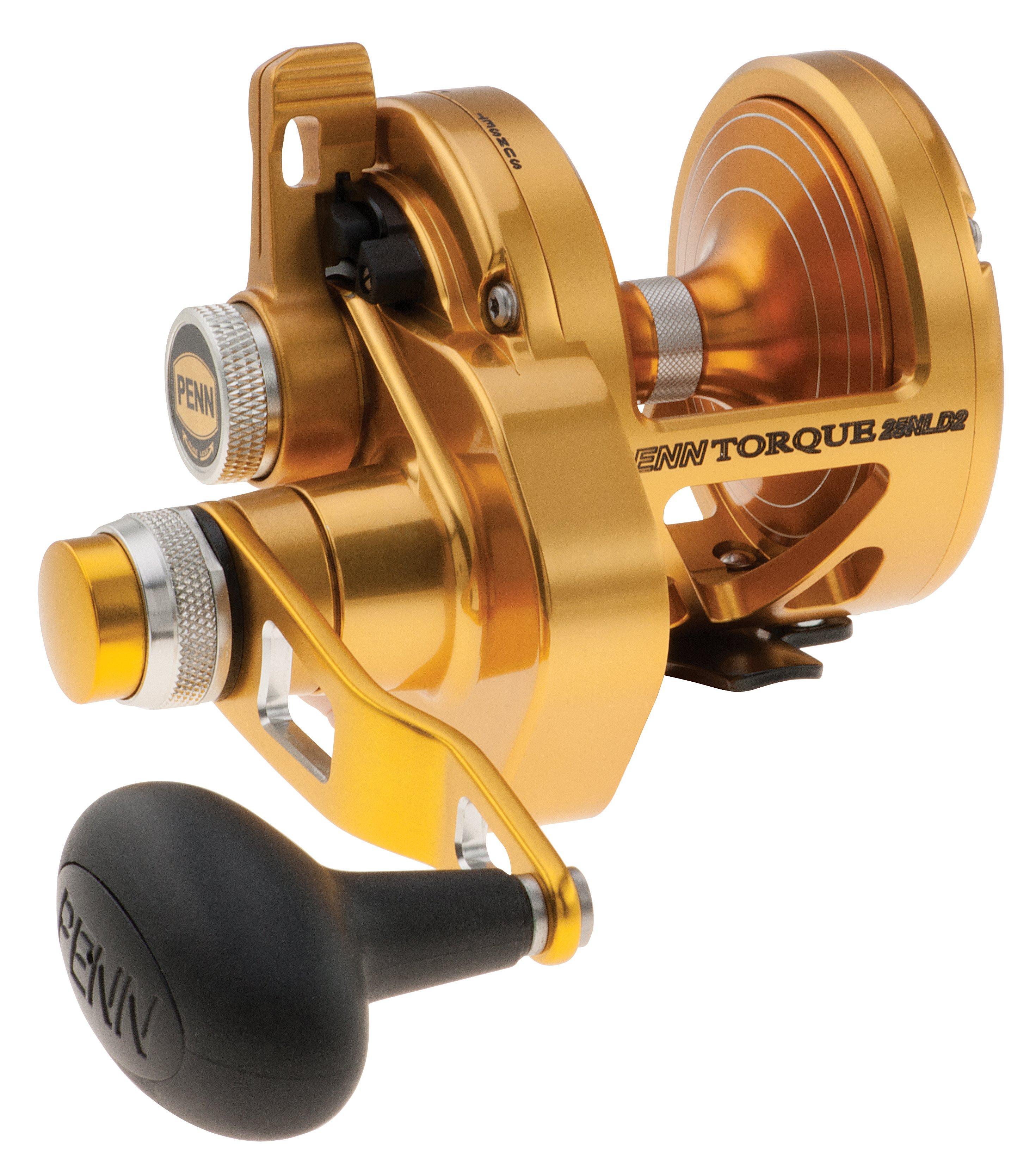 Penn Torque 2 Speed Lever Drag Fishing Reel - Saltwater & Freshwater Fishing Gear for Offshore, Inshore, and Sportfishing Adventures