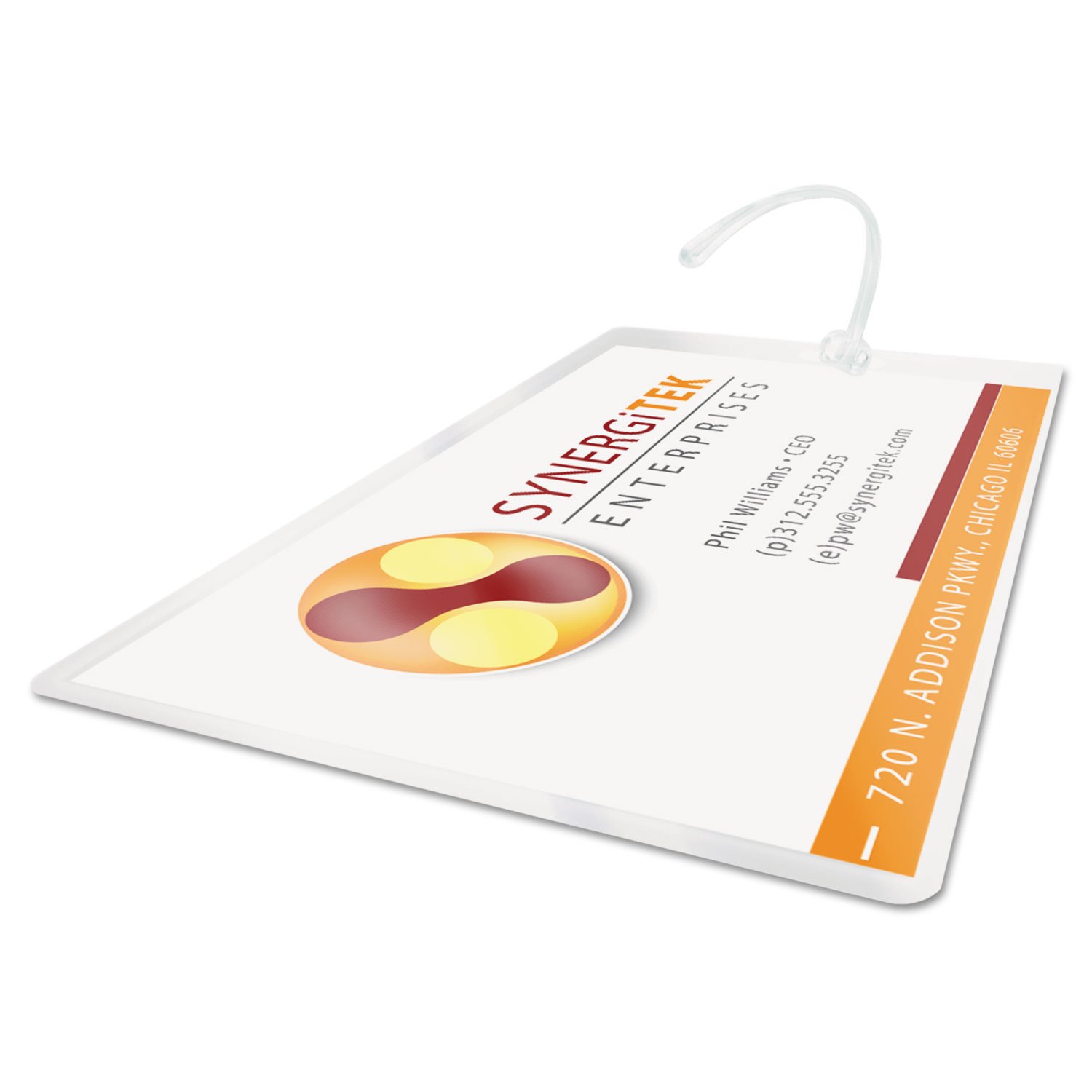 Swingline GBC Thermal Laminating Pouches - 100 Pack (3202105) | 10 Mil Thick Luggage Tag Size Laminating Sheets | HeatSeal LongLife Protection for Documents, ID Cards & Travel Tags | Perfect for Office, School & Travel Essentials