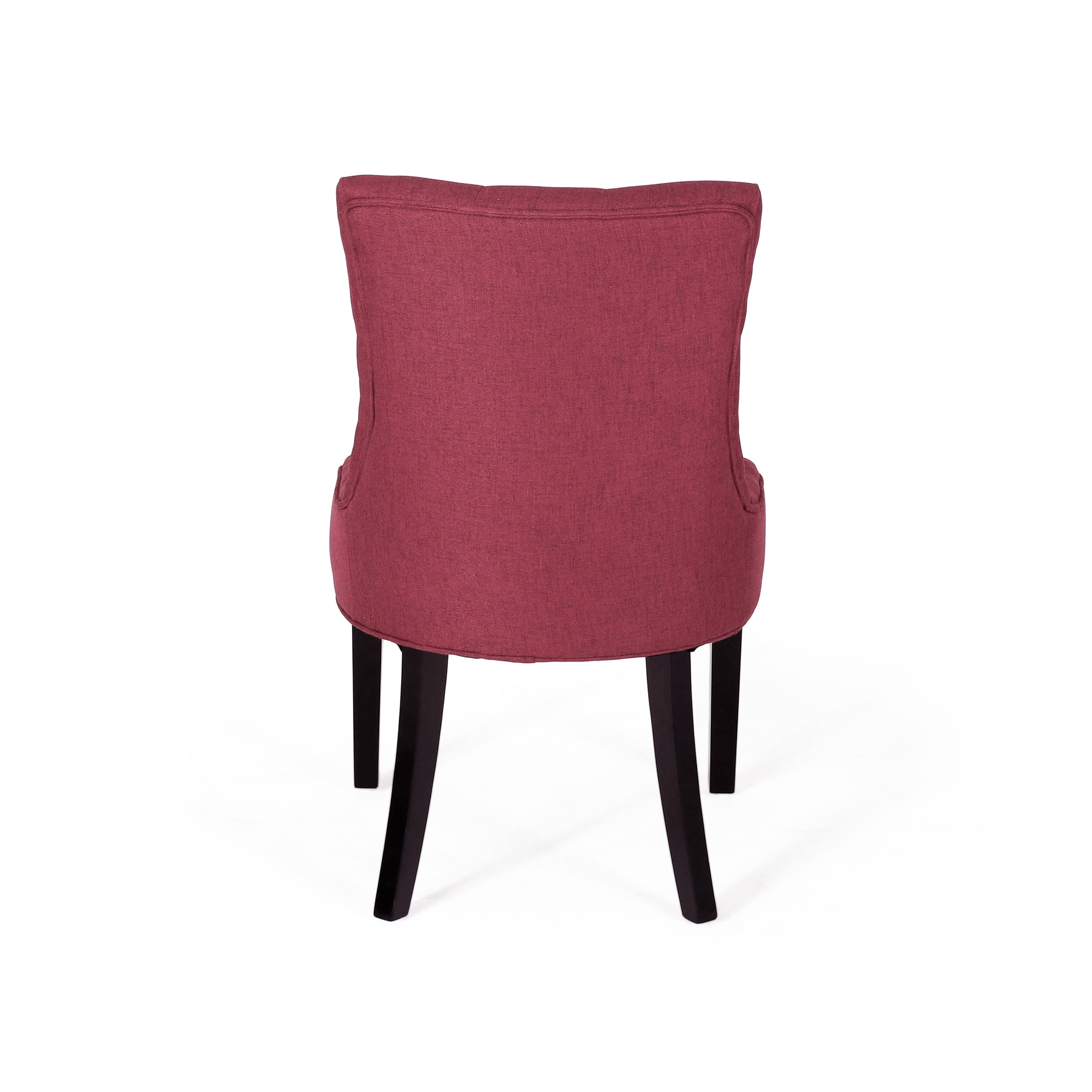 Premium Cheney Modern Dining Chairs (Set of 2) - Mid-Century Style Wooden Kitchen Chairs with Upholstered Seat - Perfect for Dining Room, Kitchen, and Home Office Decor