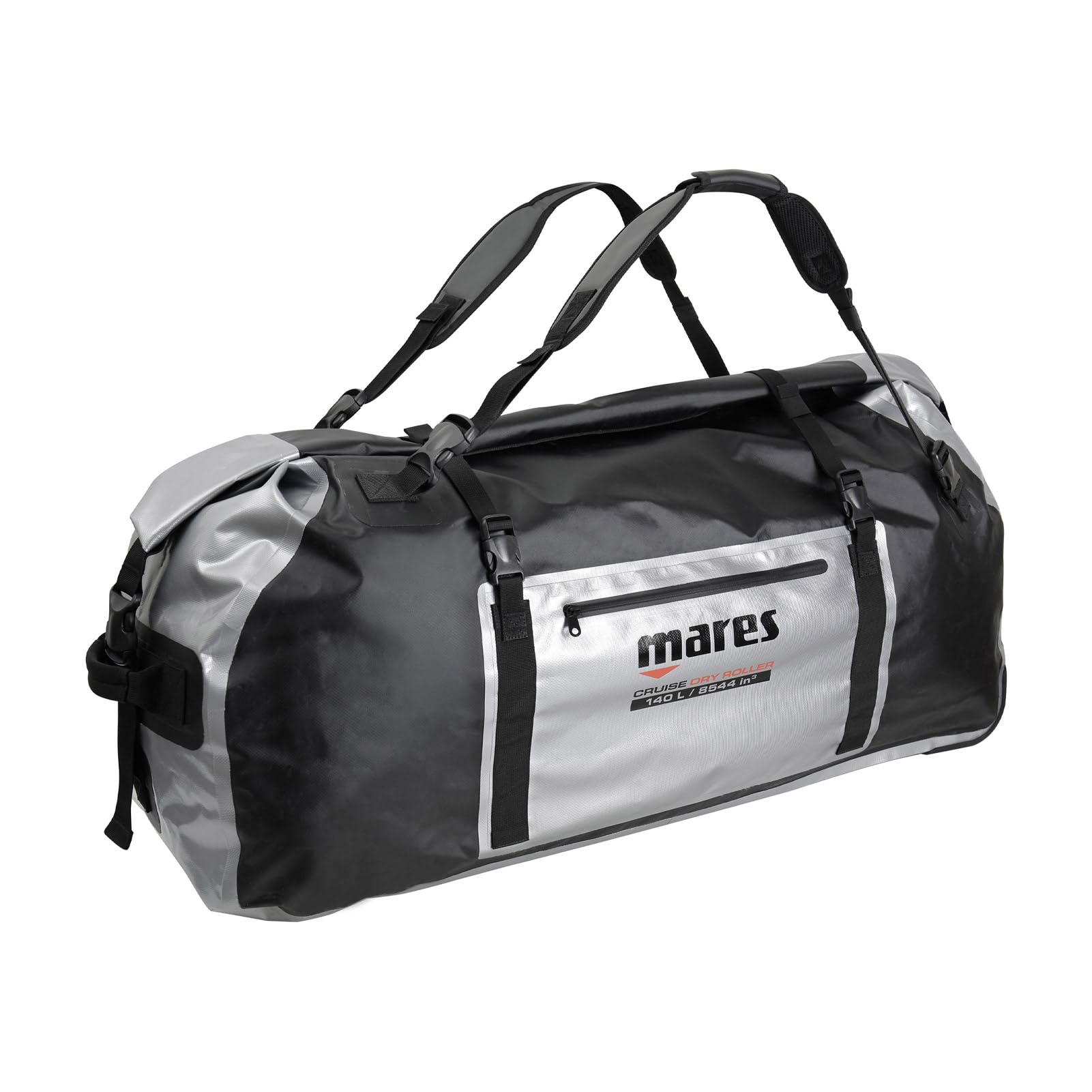 **Mares Cruise Dry Roller 140L Waterproof Diving Bag - Lightweight Duffle Gear Bag with Roll-Up Closure for Scuba Diving, Travel & Outdoor Adventures**