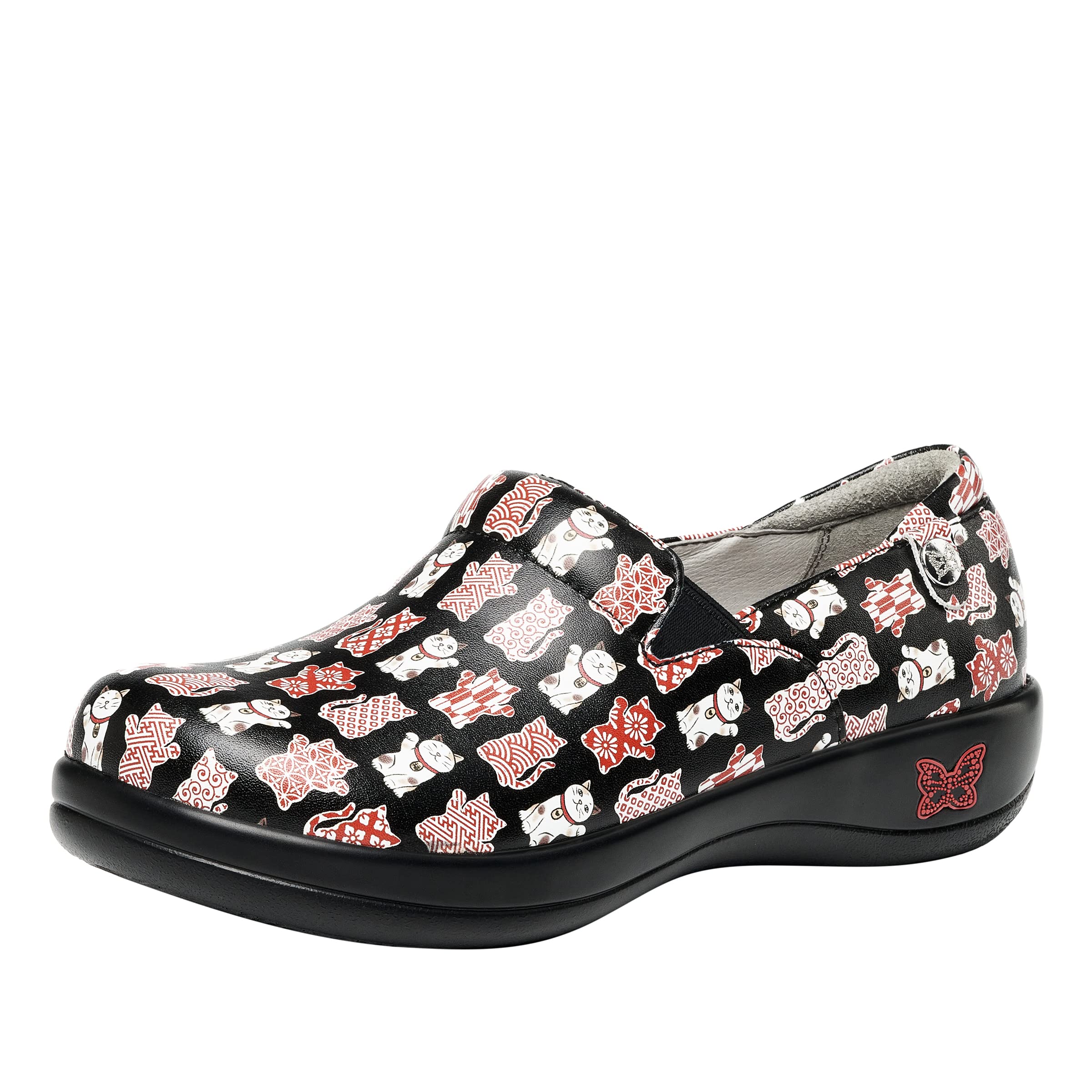 Alegria Keli Women's Comfort Slip-On Shoes - Arch Support & Cushioned Footbed for All-Day Wear - Perfect for Nurses, Teachers & Professionals