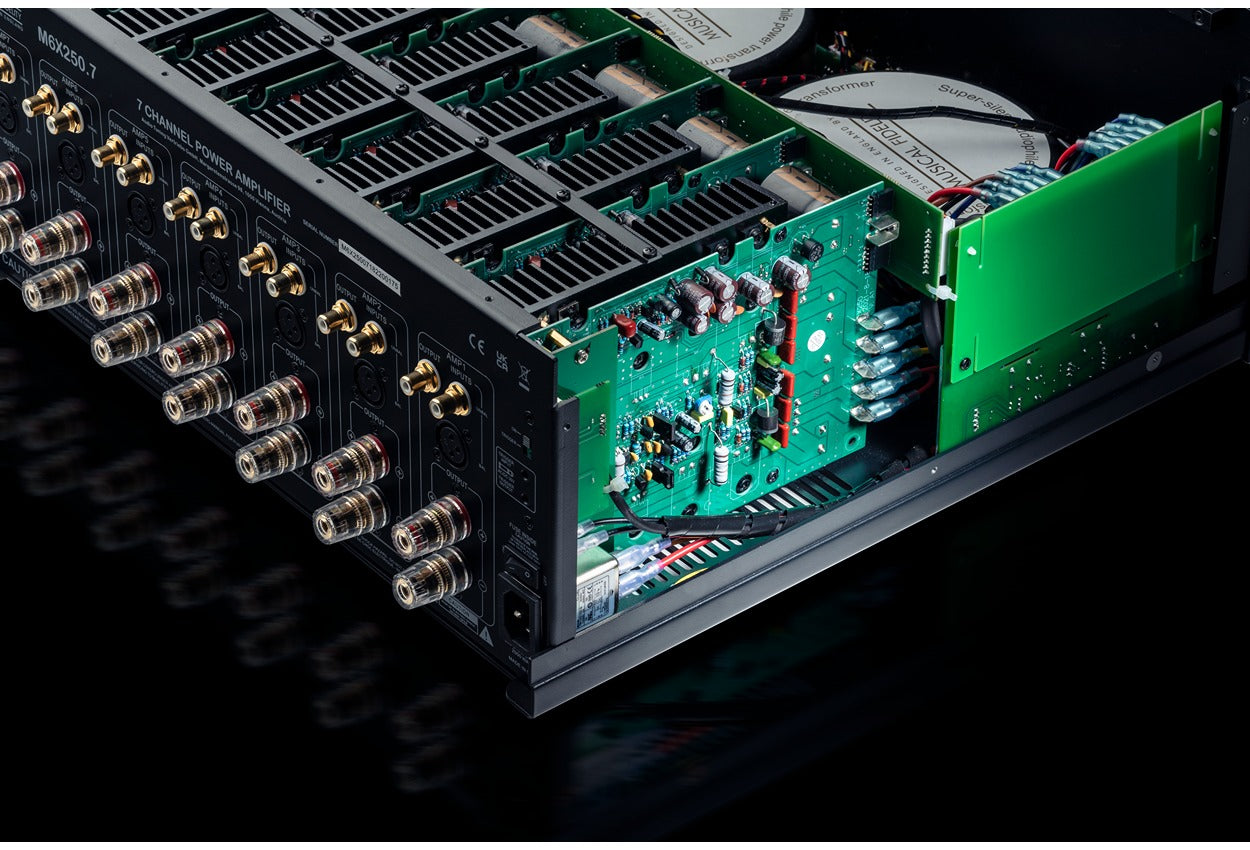 Musical Fidelity M6X 250.7 7-Channel Power Amplifier - High-End Home Theater Audio System for Movies & Music