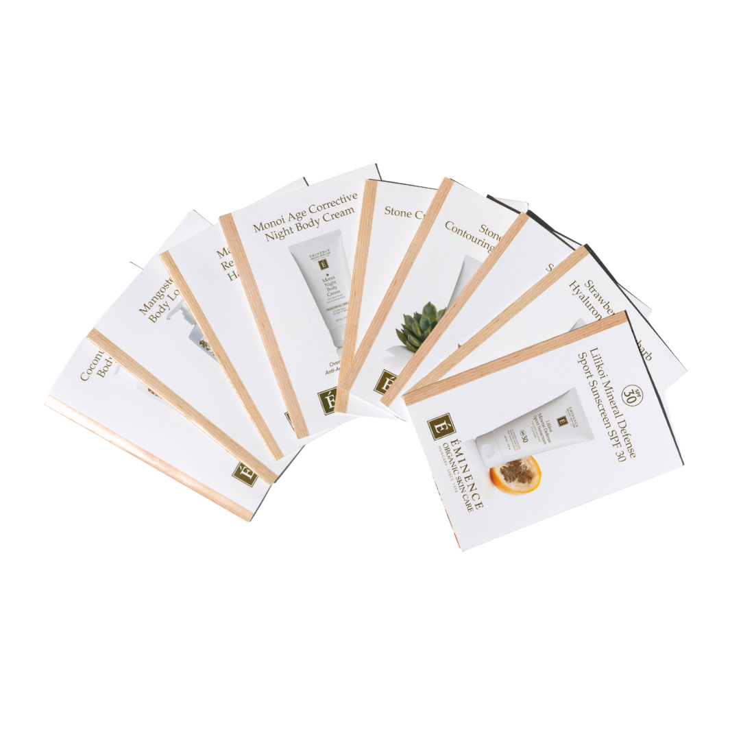 Eminence Organics Body Lotion Sample Set - Hydrating & Nourishing Skincare for Dry Skin - Perfect for Travel, Gifts & Skincare Routine