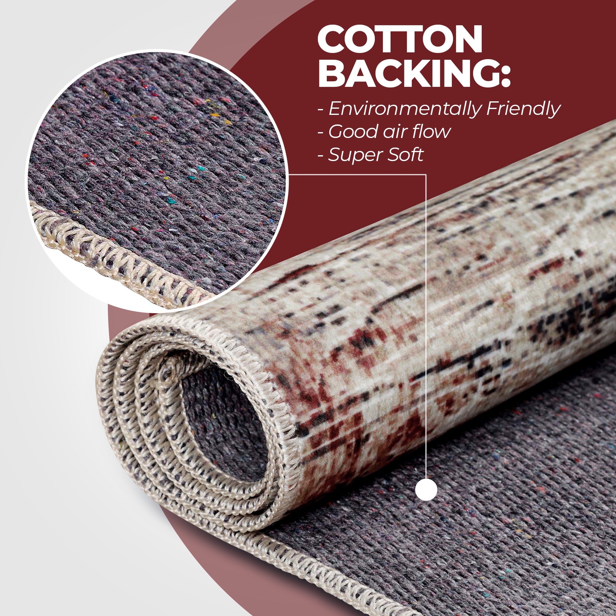 Canary Medallion Machine Washable Indoor Area Rug or Runner - Soft Non-Slip Living Room Carpet for Bedroom, Hallway & Entryway Decor