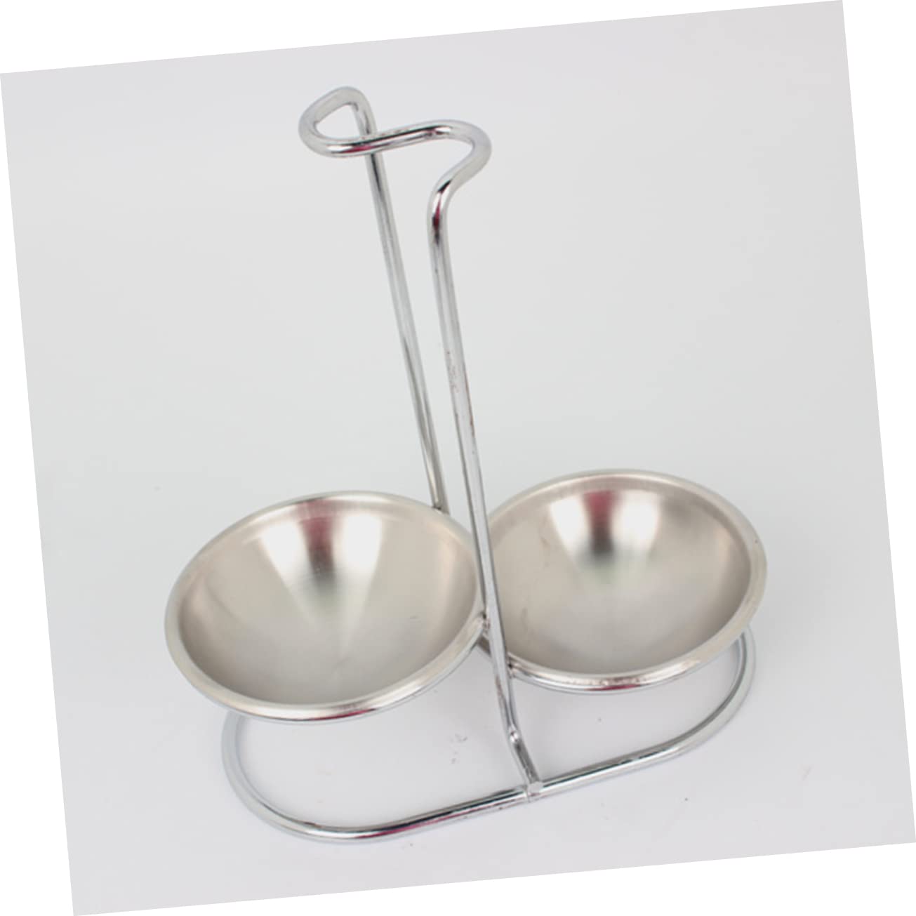 Premium Stainless Steel Spoon Rest & Ladle Holder - Vertical Long Handle Kitchen Tool for Soup, Cooking & Serving - Perfect for Stovetop, Countertop & Dining Table Use