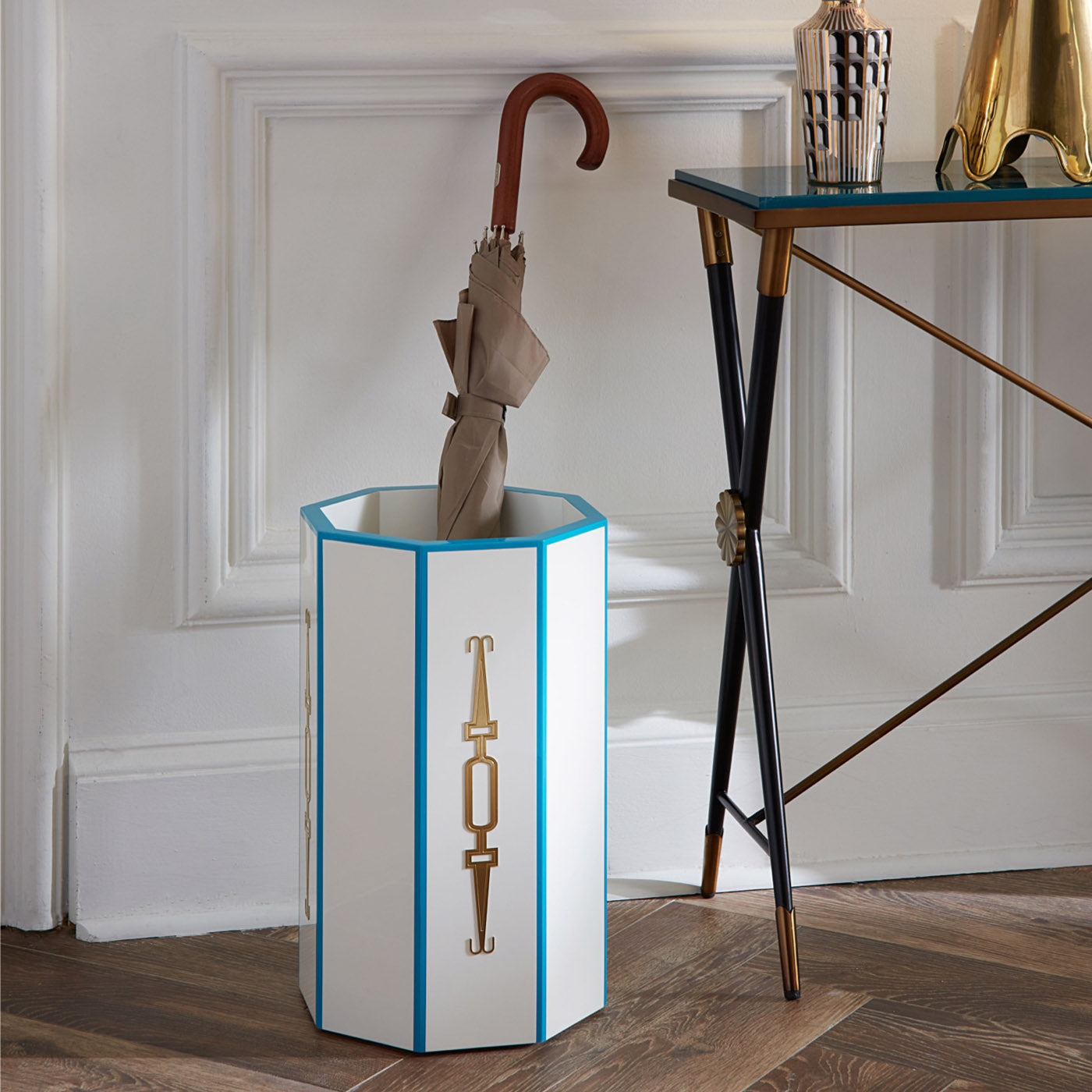 Turner Umbrella Stand - Heavy Duty Indoor/Outdoor Umbrella Holder - Rustproof Metal Base for Entryway, Patio, Garden - Perfect for Home, Office, and Restaurant Use