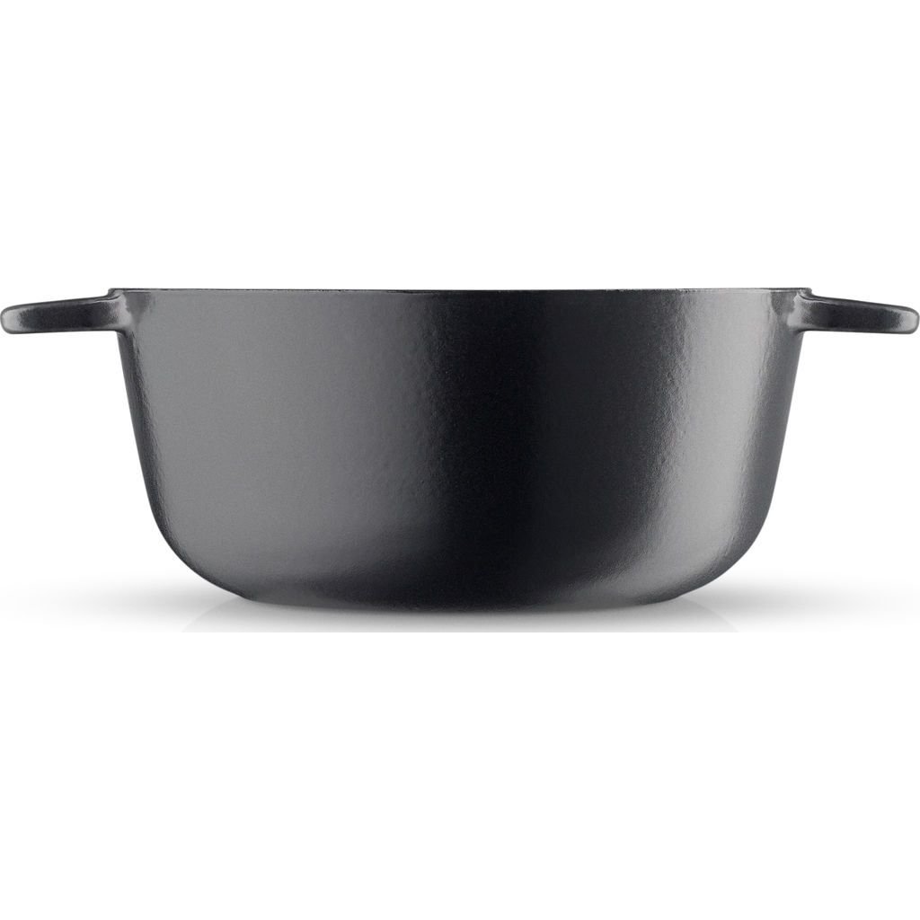 Eva Trio Cast Iron Pot 4L 24cm - Premium Dutch Oven for Slow Cooking, Braising & Baking - Perfect for Soups, Stews & Bread Making in Kitchen & Outdoor Camping