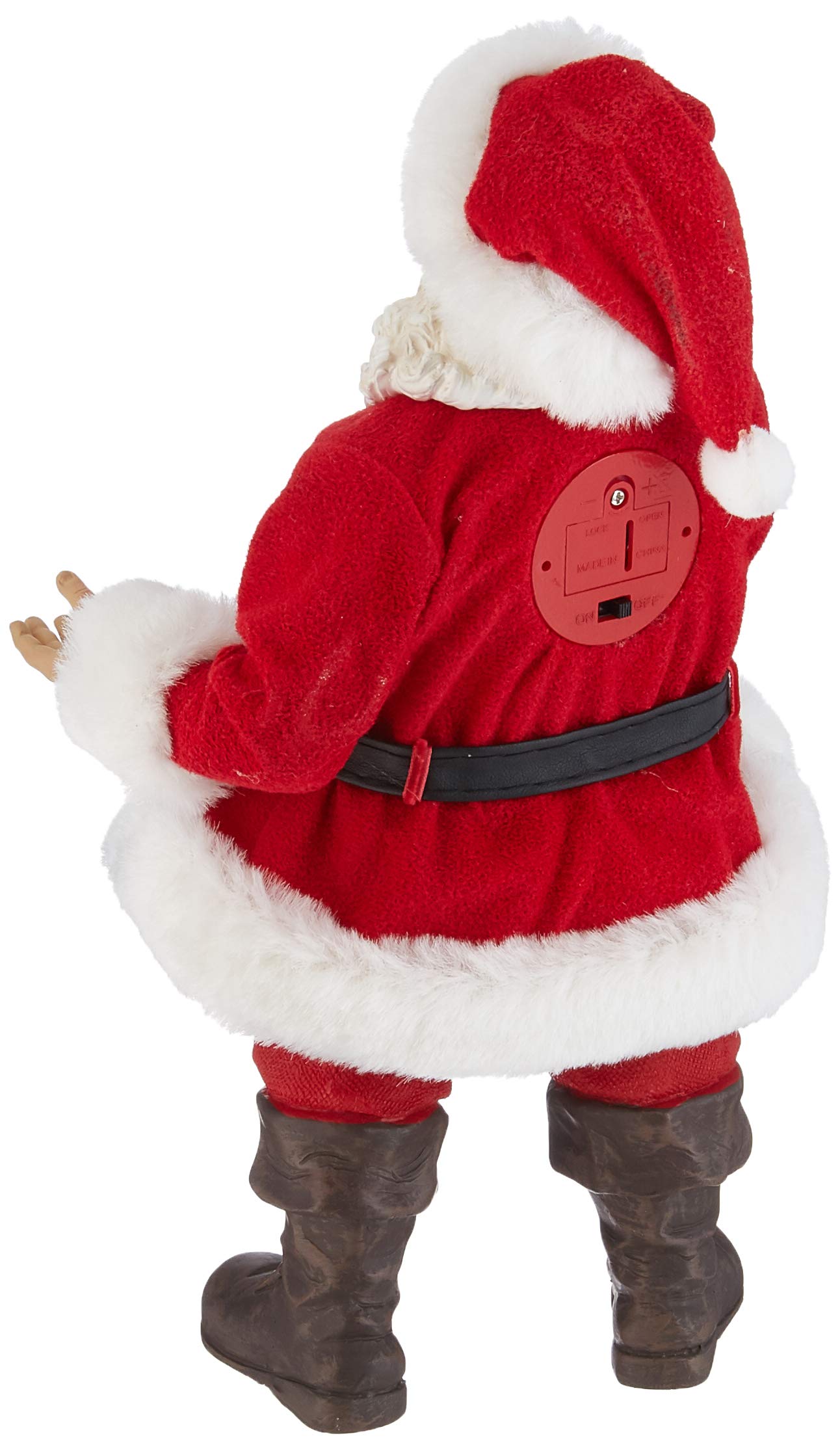 Kurt Adler 10.5-Inch Coca-Cola® Santa with LED Bottle Table Decor - Perfect for Christmas Home Decoration, Holiday Party Centerpiece & Collectible Display