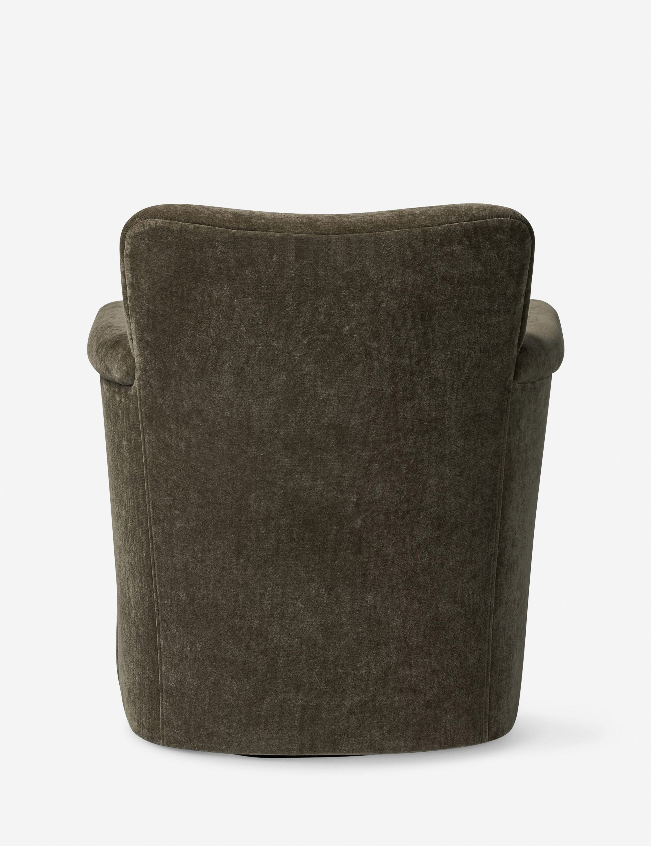 Amber Lewis x Four Hands Camellia Swivel Chair - Modern Rotating Accent Chair for Living Room, Bedroom, or Office