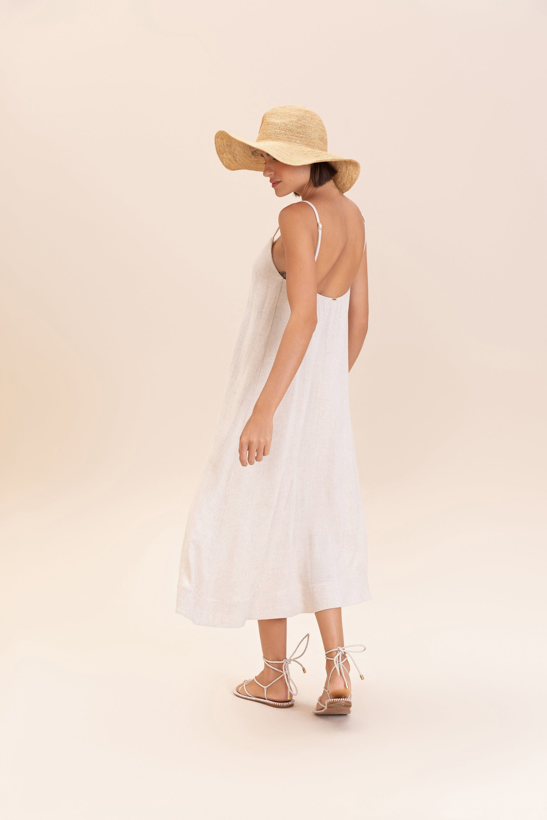 Coast Midi Tunic Dress for Women - Flowy Casual & Party Wear - Perfect for Office, Date Night & Summer Outings