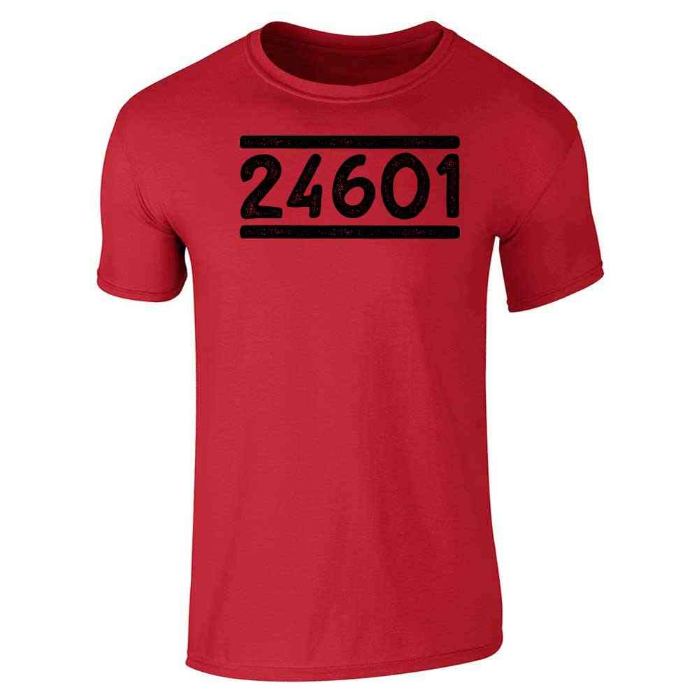 Pop Threads Prisoner 24601 Musical Les Miserables Halloween Costume T-Shirt for Men - Perfect for Cosplay, Halloween Parties & Theater Fans