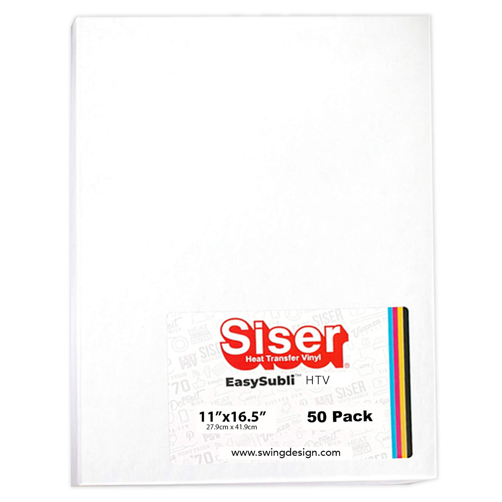 Siser EasySubli Sublimation Heat Transfer Vinyl Sheets - 11