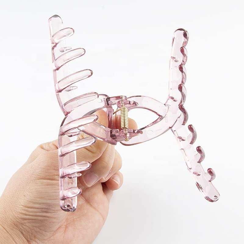 PARTYCART 6 Pcs Large Hair Claw Clips - Strong Hold Jaw Clips for Thick Hair | Barrettes & Hair Accessories for Women & Girls | Perfect for Updos, Ponytails & Everyday Styling