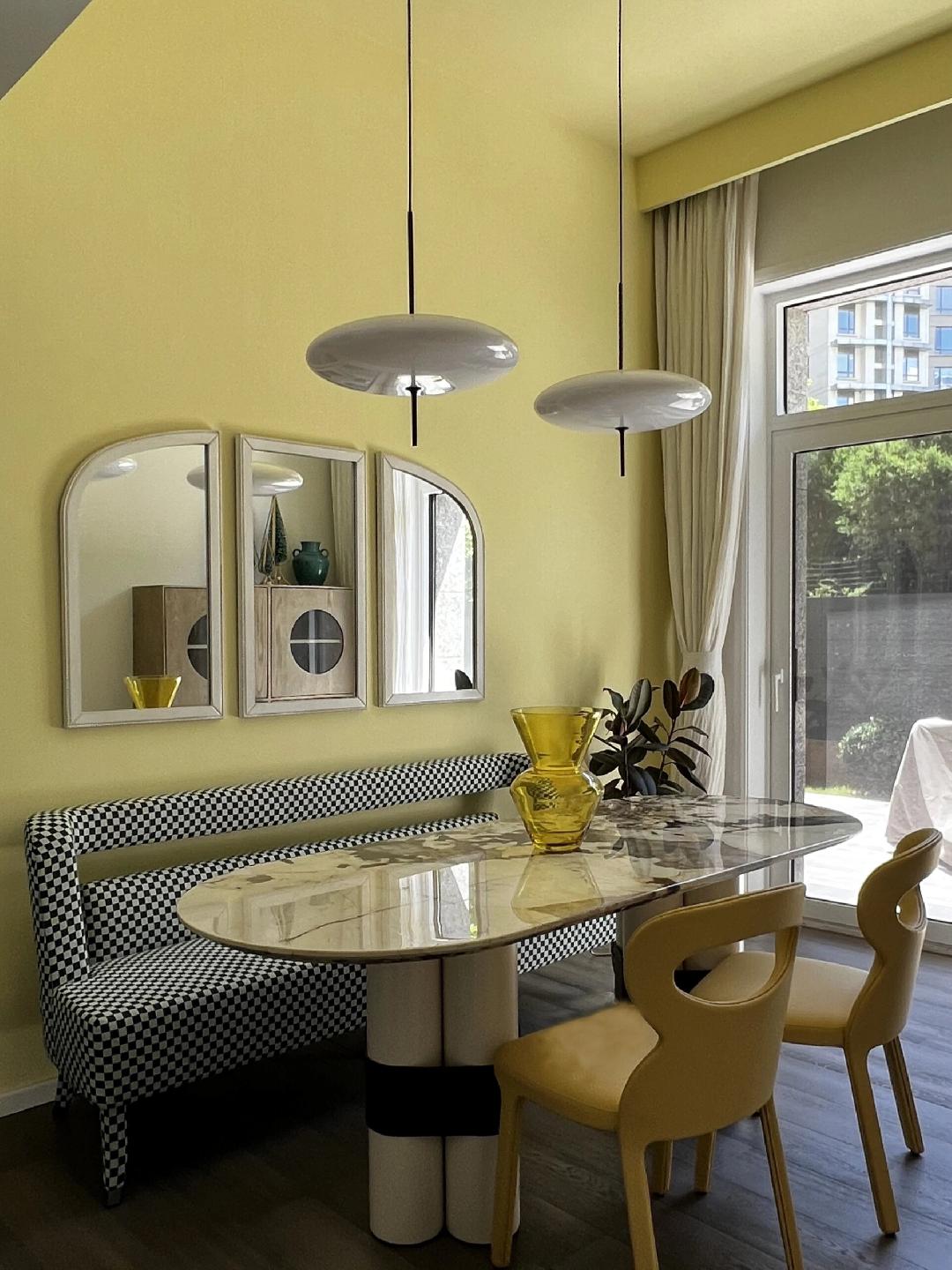 Modern 2065 Pendant Light - Sleek Hanging Lamp for Kitchen Island, Dining Room & Living Room Decor - Adjustable Height LED Ceiling Light Fixture