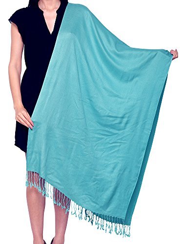 Premium Unisex Pashmina Scarf Shawl - 100% Viscose Soft Wrap Stole for Men & Women - Lightweight Fashion Accessory for Fall, Winter & Special Occasions