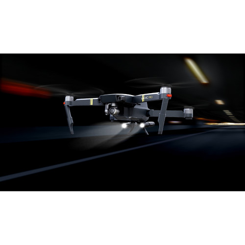 PGYTECH Landing Gear Extensions with LED Headlamp for DJI Mavic Pro Drone - Perfect for Night Flying and Low-Light Aerial Photography