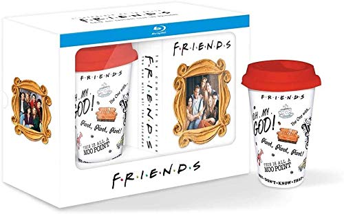 FRIENDS Complete Series Blu-ray 25th Anniversary Collector's Edition with Exclusive Coffee Mug (Region-Free) - Perfect for TV Show Fans & Gift Giving