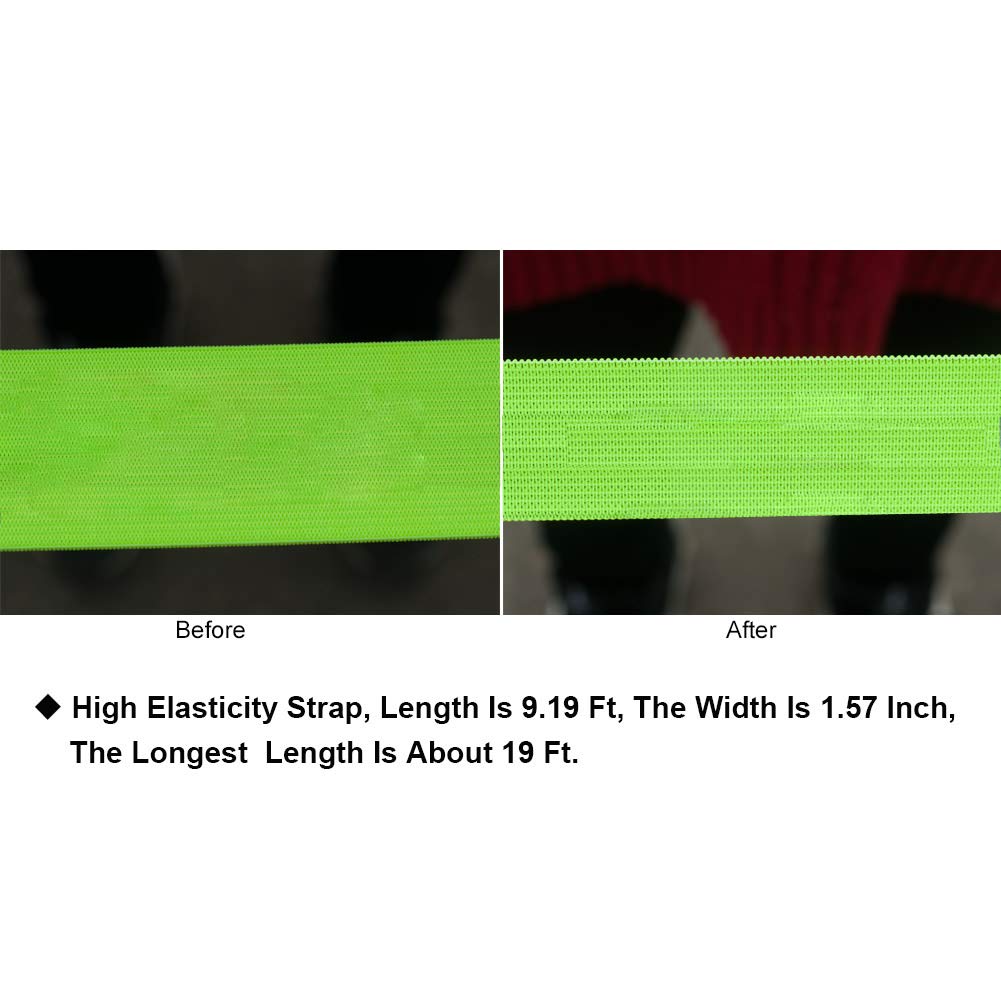 Kayme Universal Car Cover Straps - 3pcs Adjustable Elastic Wind Protector Ropes for Secure Fit in High Winds | Perfect for Outdoor Parking, Storms & Long-Term Vehicle Protection