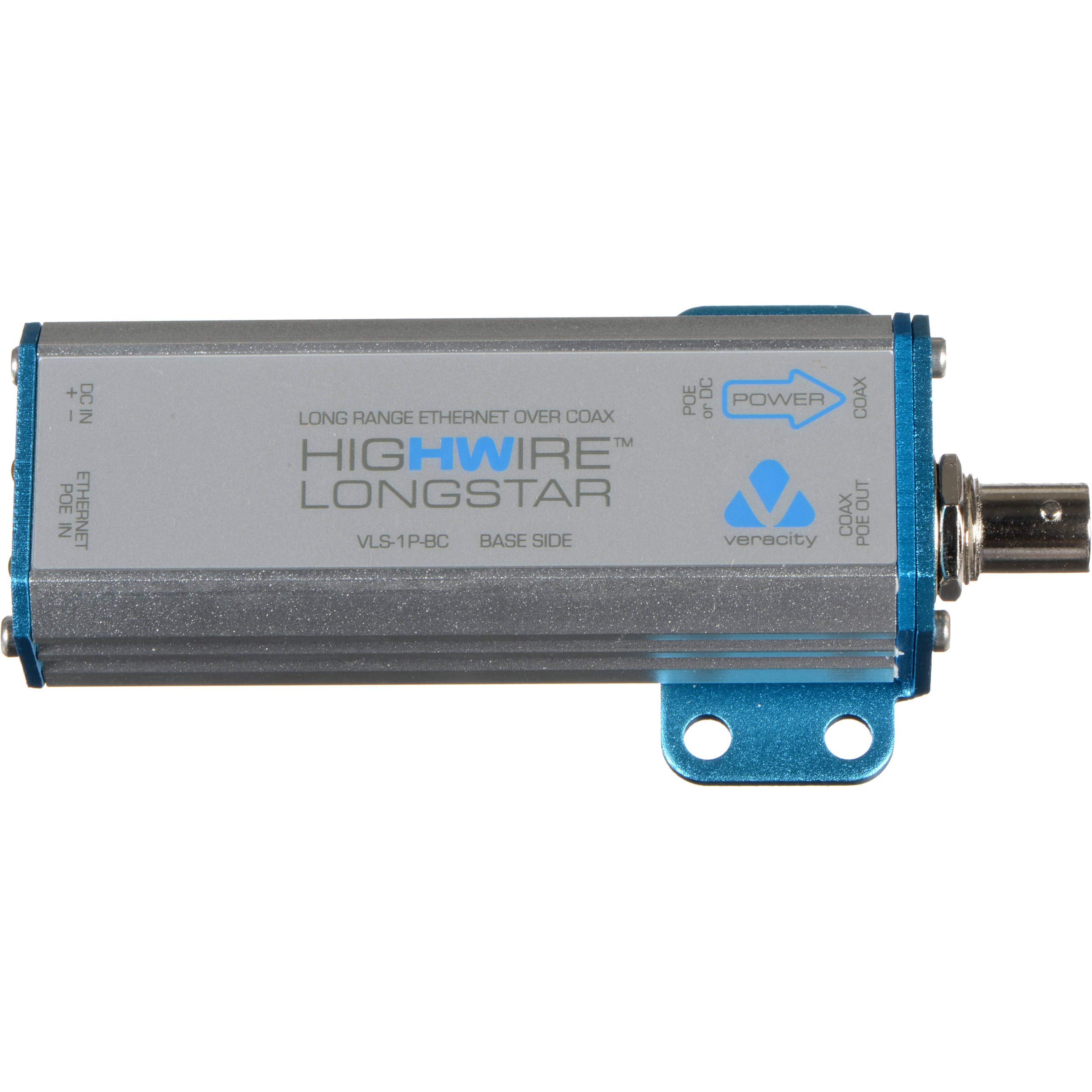 Longstar Long-Range PoE Coaxial Cable with Base Unit - High-Speed Internet & CCTV Security System Connection for Home & Office Use