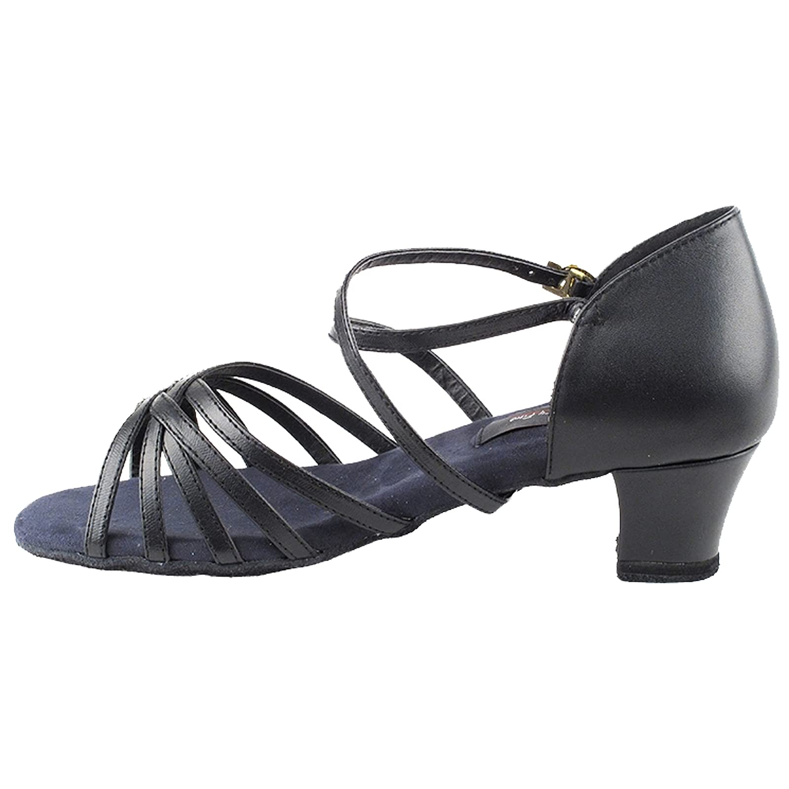 Professional Women's Ballroom Dance Shoes - Double Sole Coaching Shoes CD1124DBEB with 1.5