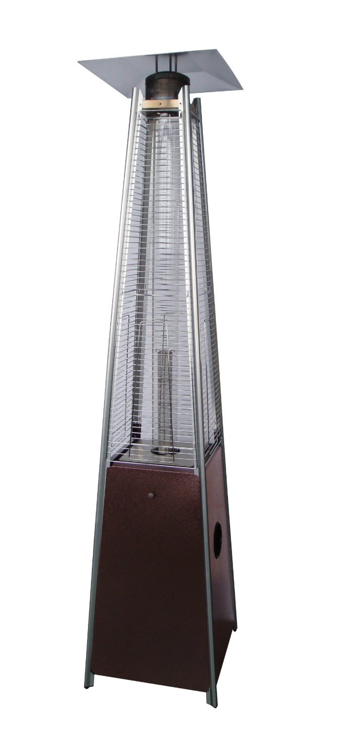 Pyramid Heater Glass Tube Heat Shield Replacement for Patio & Fire Pit - Outdoor Heating Accessories for Backyard, Deck, and Garden Gatherings