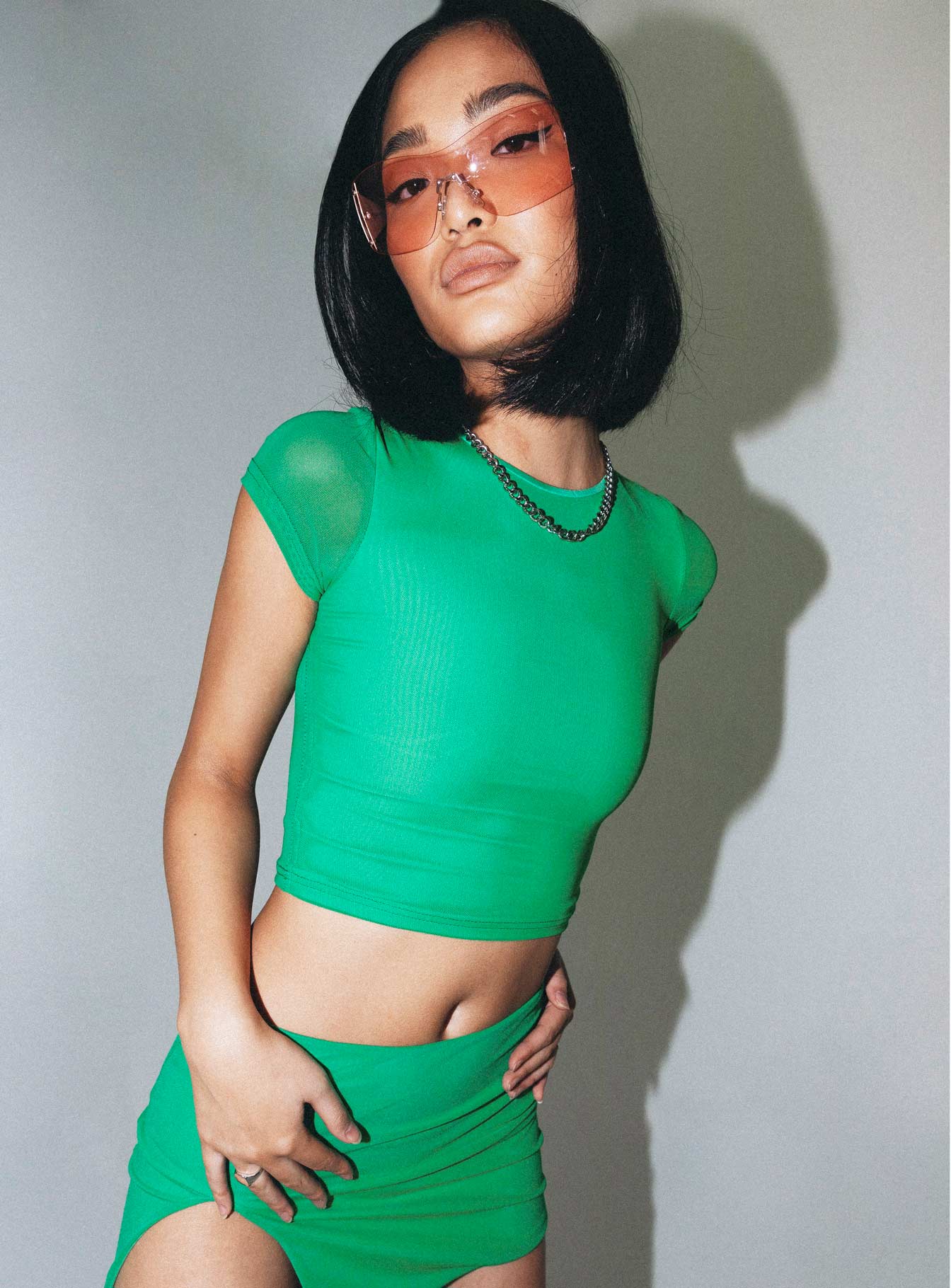 Bold Move Top - Bright Green Women's Fashion Blouse for Casual Wear & Office Outfits | Trendy & Comfortable