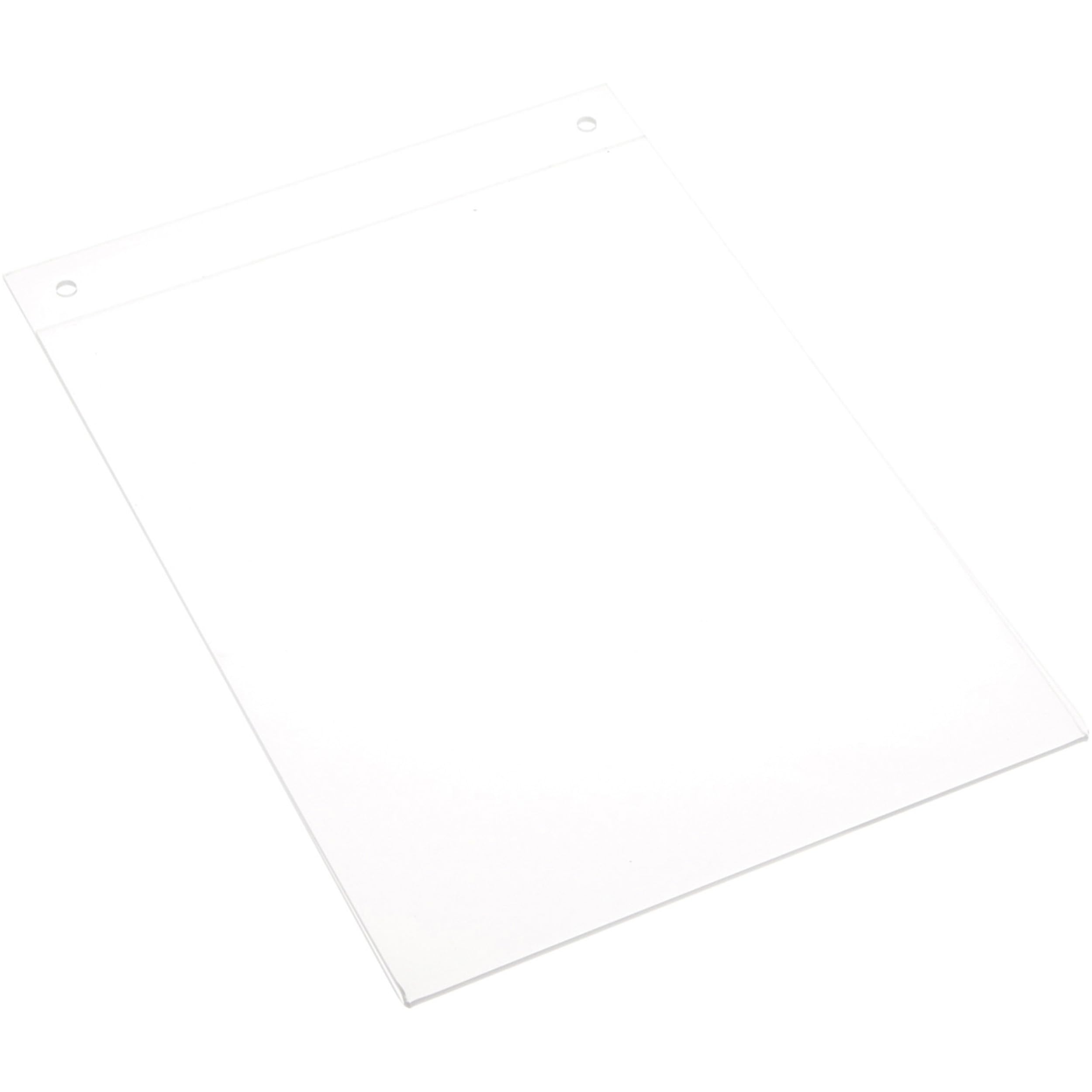 Plymor Clear Acrylic Wall Mount Sign Holder - 8.5x11 Inch Literature Display (12 Pack) - Perfect for Retail Stores, Restaurants & Office Signage