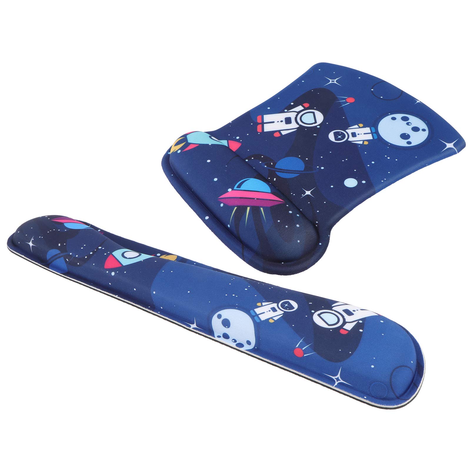 SOLUSTRE Ergonomic Keyboard Wrist Rest Pad - Soft, Smooth & Comfortable Wrist Support Cushion for Laptop & PC - Ideal for Office, Gaming & Long Typing Sessions