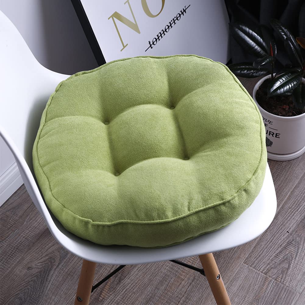 VCTOPS Round Chair Cushion - Soft Velvet Seat Pad for Kitchen, Dining, Office & Kids Reading Chairs - 20