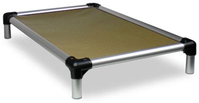 Kuranda Chewproof Dog Bed - Silver Aluminum Frame 40