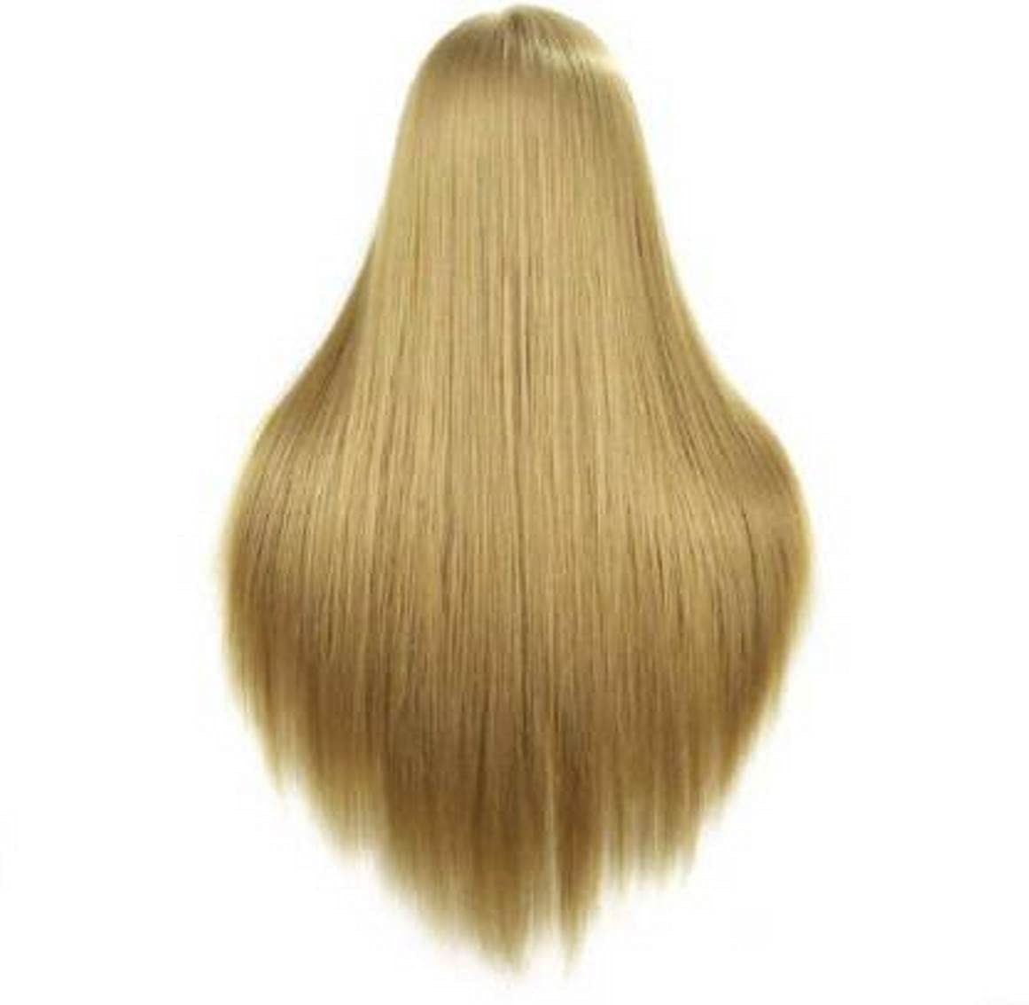 VIEWS Professional Hair Extensions & Wigs - Blonde Hair Dummy for Styling & Cutting Practice - Perfect for Salon Training, Cosmetology Students & Home Hairdressing Practice