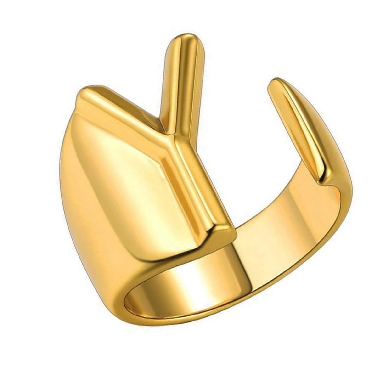 Stylish Silver & Gold Initial Letter Rings for Women - Bold Alphabet Jewelry, Perfect for Outfits, Albums, Singer Fans & Unique Gifts | Everyday Wear, Special Occasions & Fashion Statements