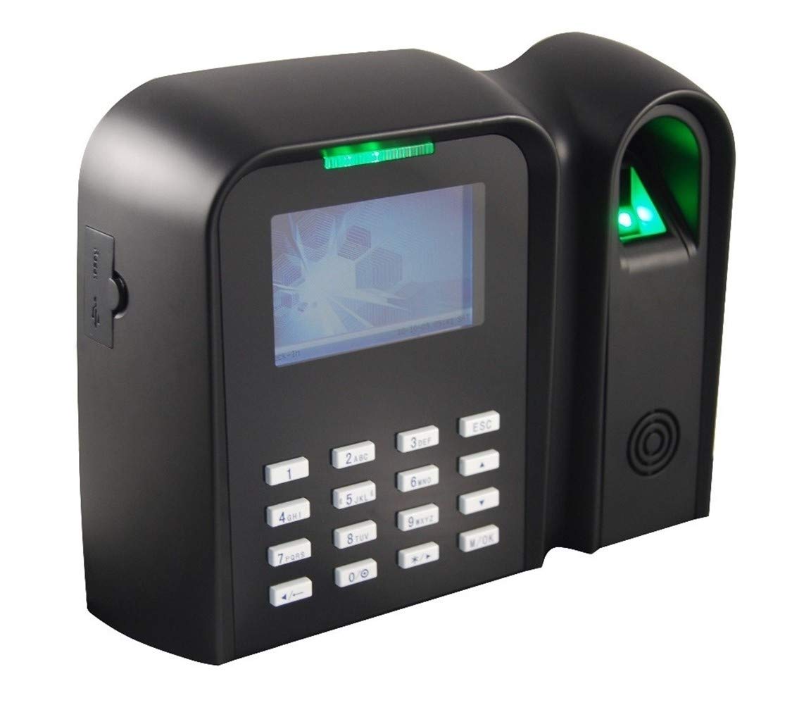 Best Fingerprint Time Attendance System for Small Businesses - Employee Time Clock with Biometric Scanner for Office Staff Management | Ideal for Workforce Tracking & Payroll Automation