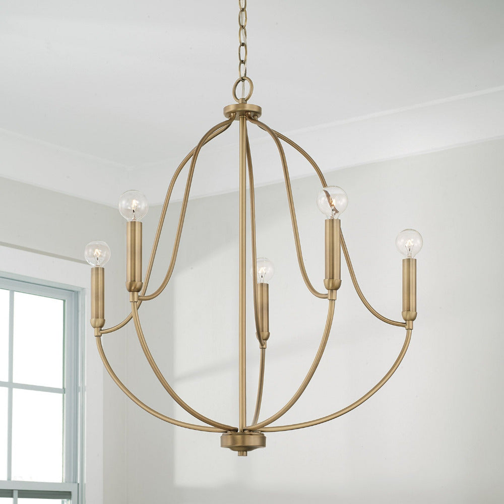 Elegant Susie Chandelier - Modern Crystal Ceiling Light Fixture for Dining Room, Bedroom & Living Room Decor