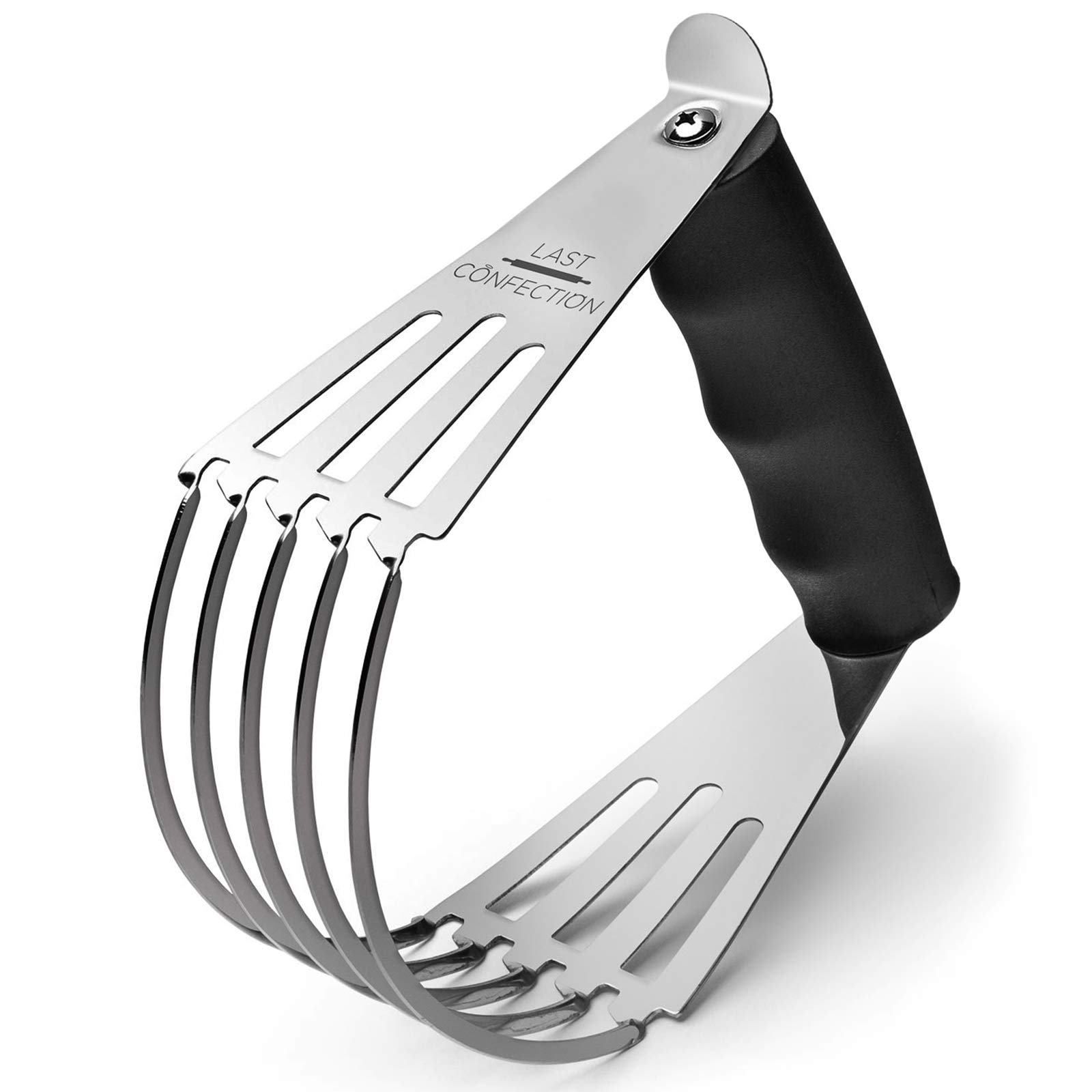 Professional Stainless Steel Pastry Blender Dough Cutter with Soft Grip Handle - Ideal for Mixing Flour, Pasta Dough, Pie Crust & Cake Batter - Perfect for Baking, Cooking & Pastry Making at Home