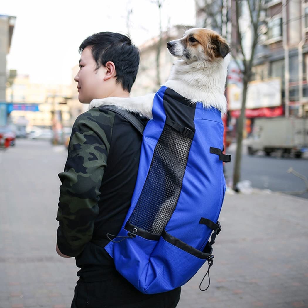 Extra Large Dog Carrier Backpack for Small, Medium & Large Dogs - Adjustable, Breathable Pet Travel Backpack for Hiking, Cycling & Outdoor Adventures (Fits F & M Sizes) - Perfect for Camping, Air Travel & Daily Commutes