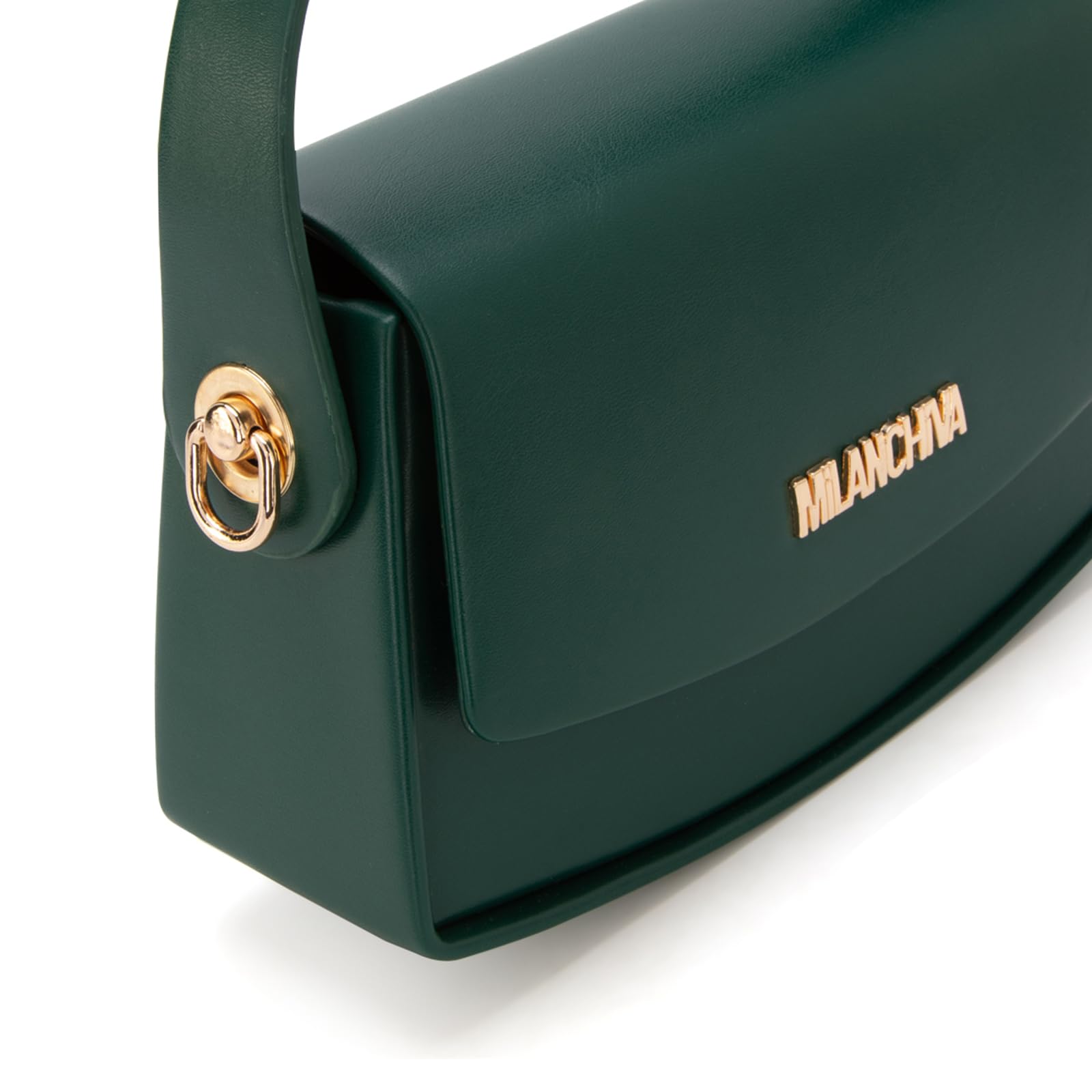 Milan Chiva Mini Top Handle Purse for Women - Small Cute Clutch Bag with Chain Strap | Perfect for Evening Parties, Weddings & Date Nights