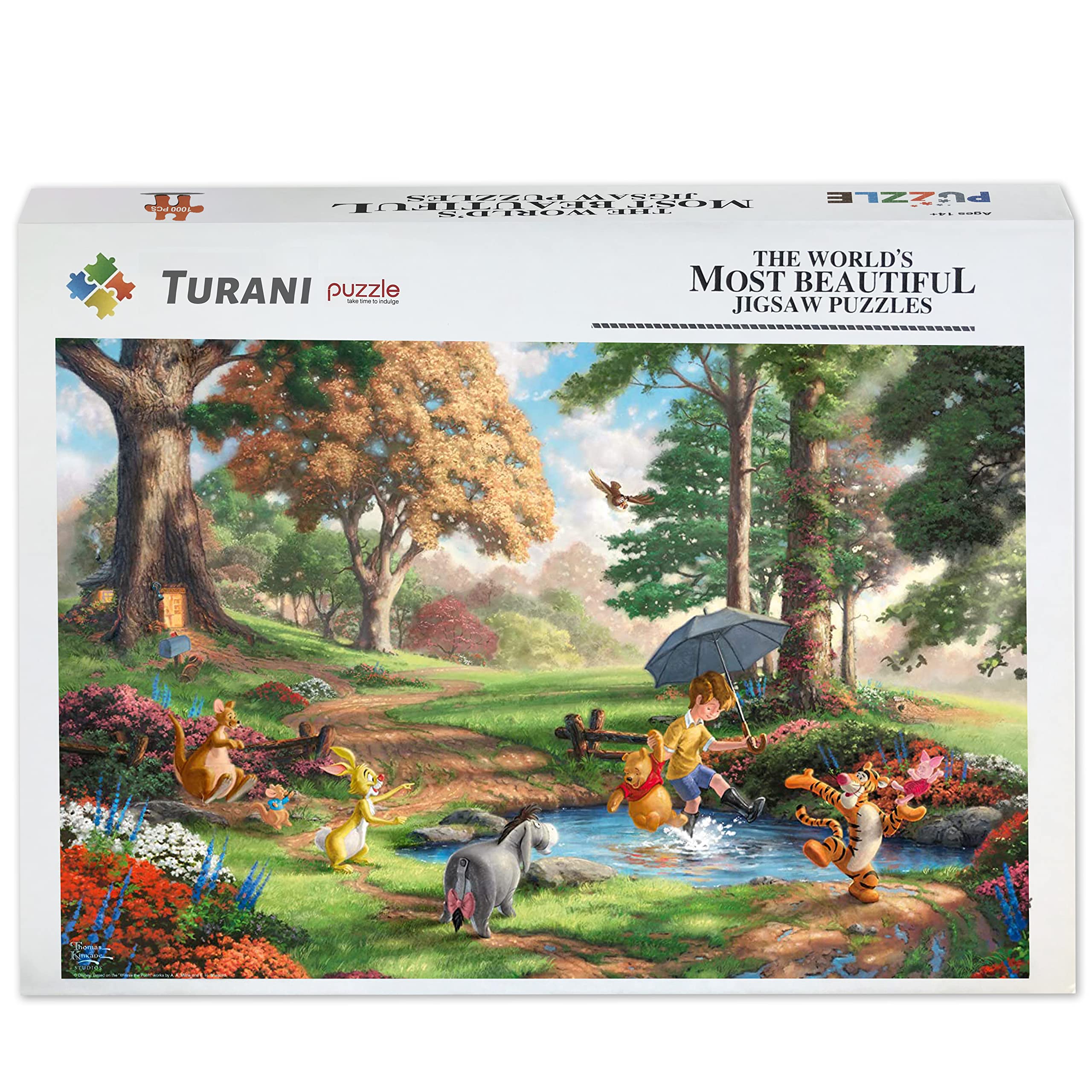 Turani 300-Piece Wooden Jigsaw Puzzle for Adults - Challenging Brain Teaser & Home Decor - Perfect for Family Game Night, Stress Relief & Wall Art Display